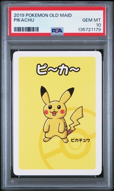 PIKACHU PSA 10 POKEMON 2019 OLD MAID