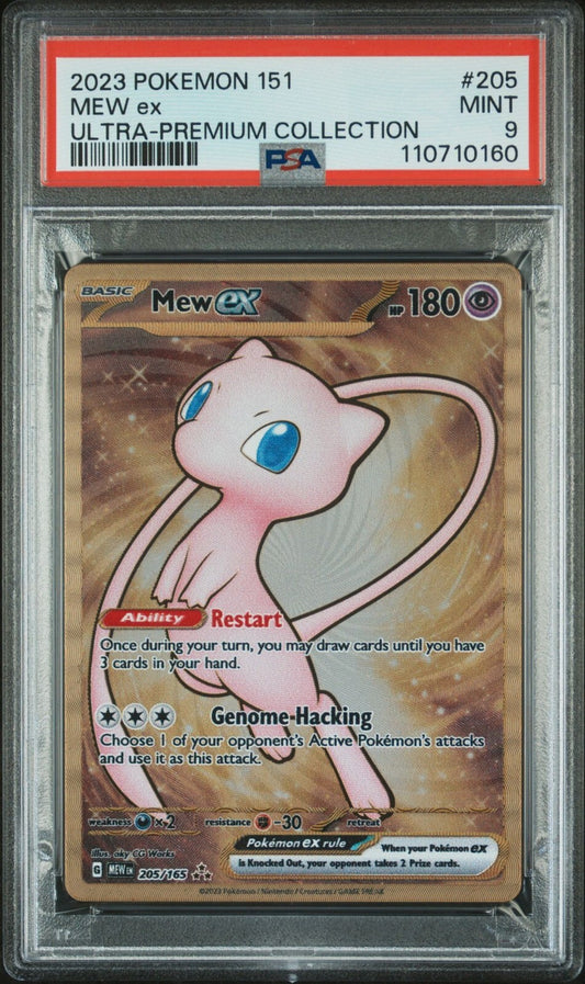 Mew ex 205/165 Sv: Scarlet & Violet 151 Holo PSA 9
