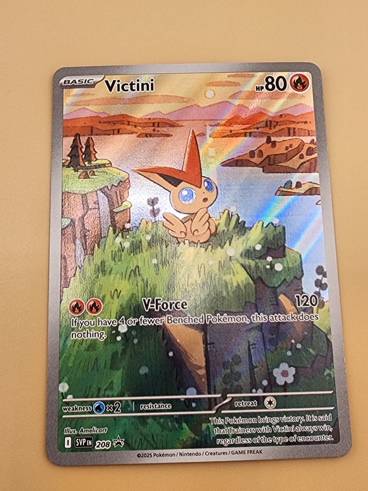 Victini 208 Sv: Scarlet & Violet Promo Cards Holo Near Mint NM