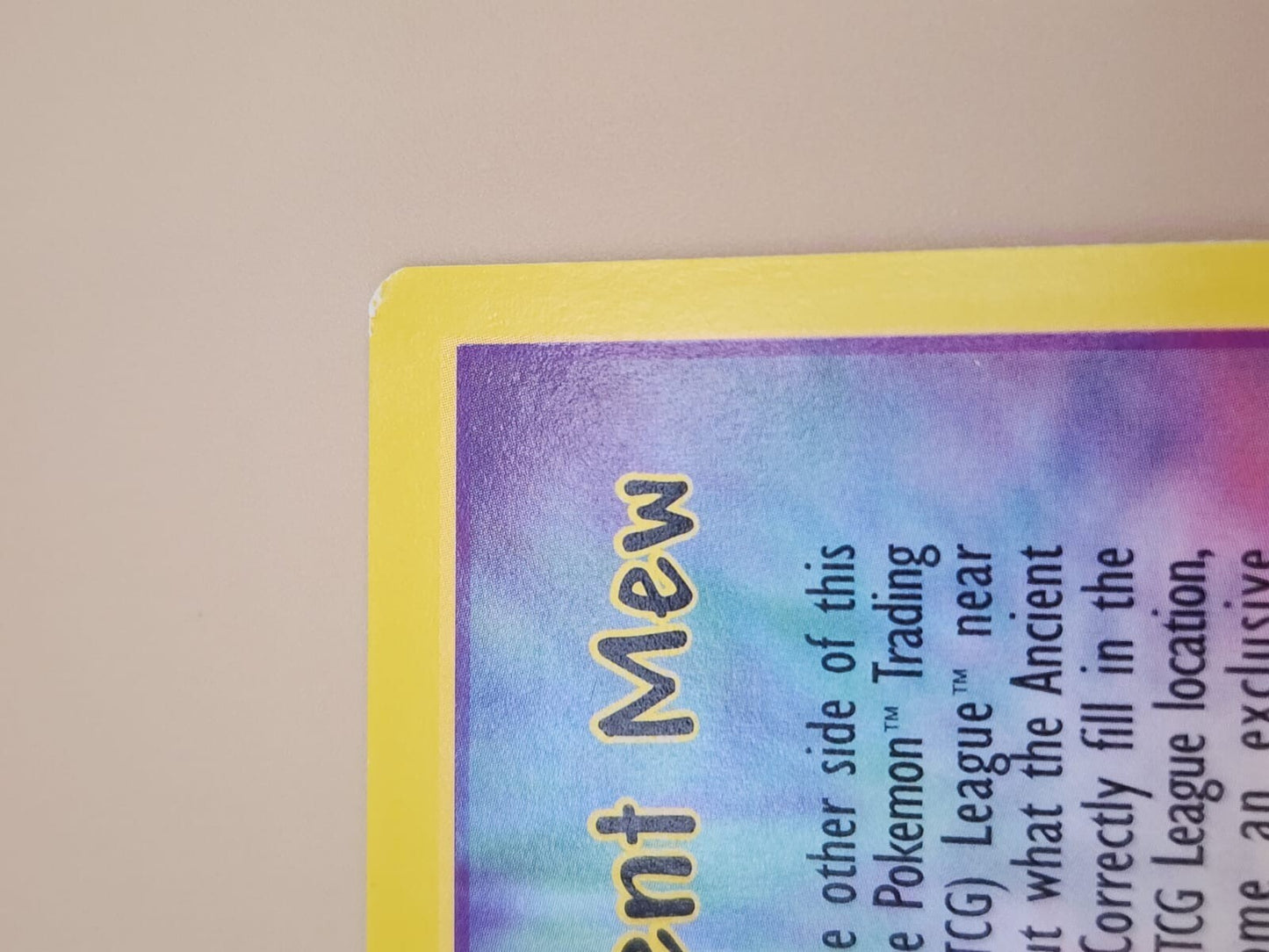 Ancient Mew Details card NM (Near Mint)