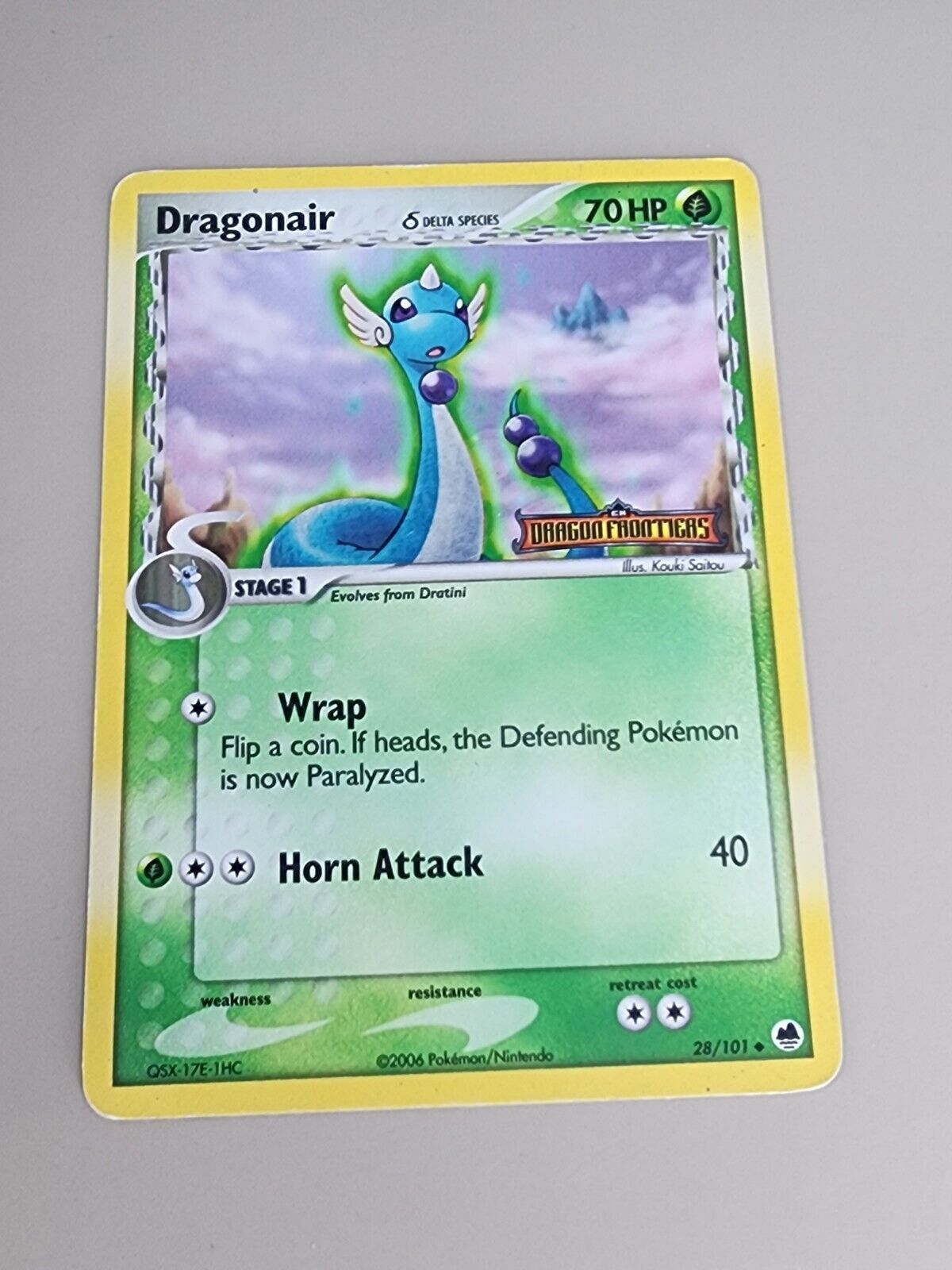 Pokémon TCG Dragonair (Delta Species) EX Dragon Frontiers 28/101 Reverse Holo...