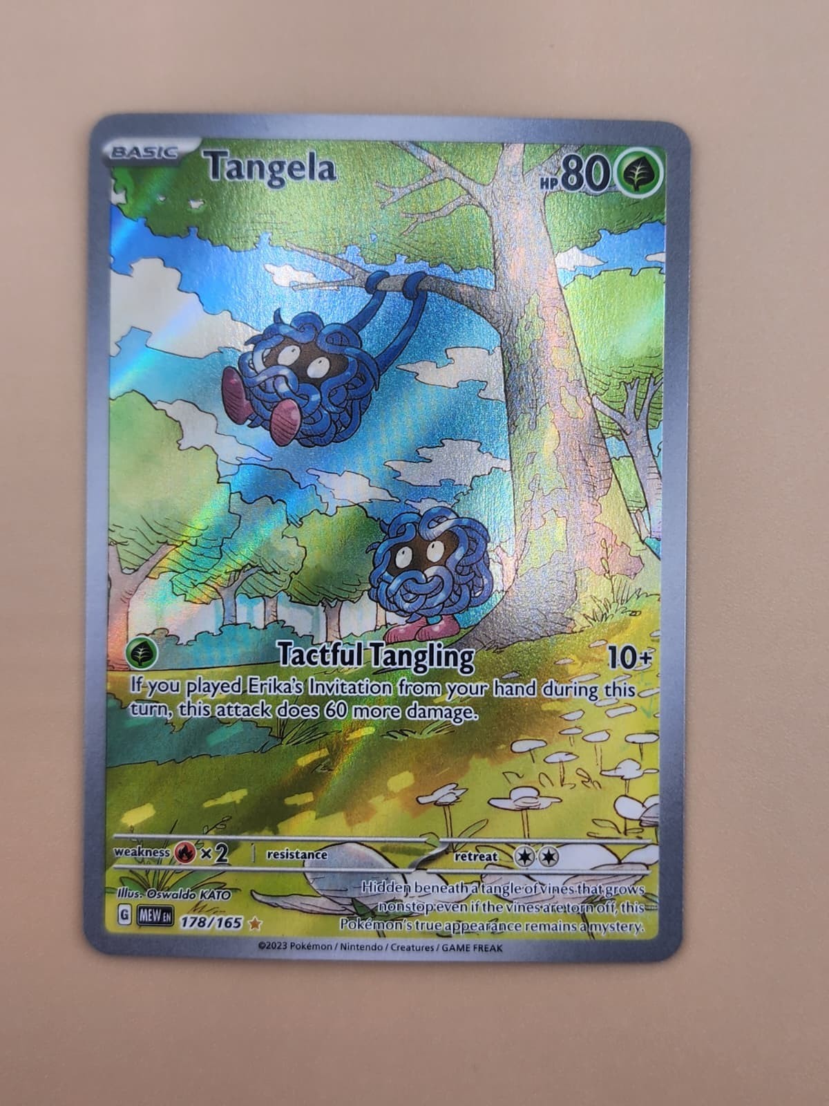 Tangela 178/165 Sv: Scarlet & Violet 151 Holo Near Mint NM