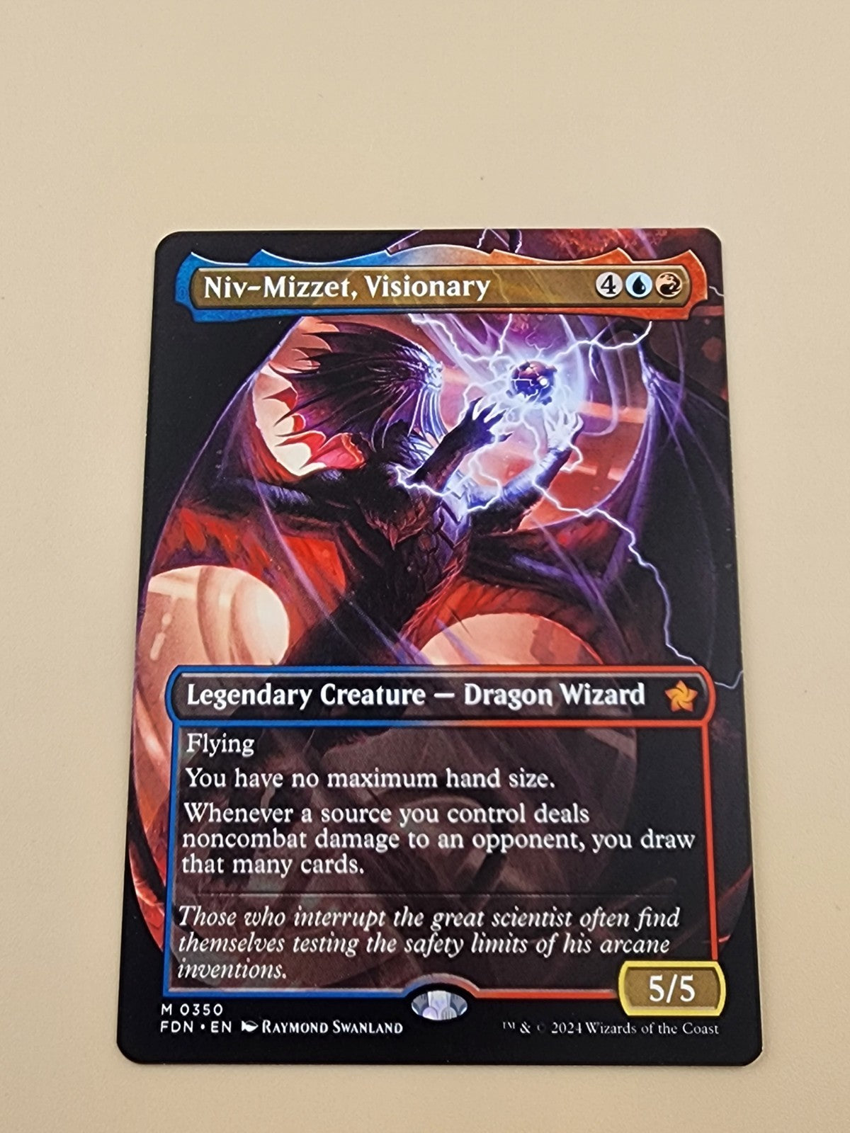 Niv-Mizzet, Visionary - Borderless Foundations - NM Normal MTG