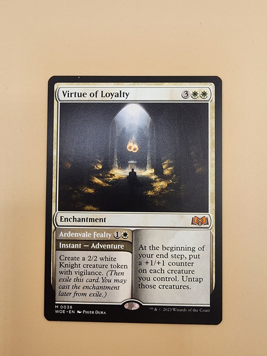 Virtue of Loyalty Wilds of Eldraine Regular NM