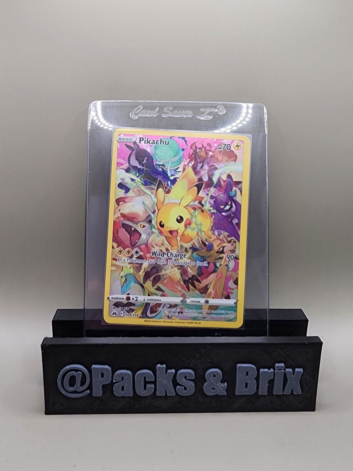 Pikachu (Secret) 160/159 Crown Zenith Holo LP