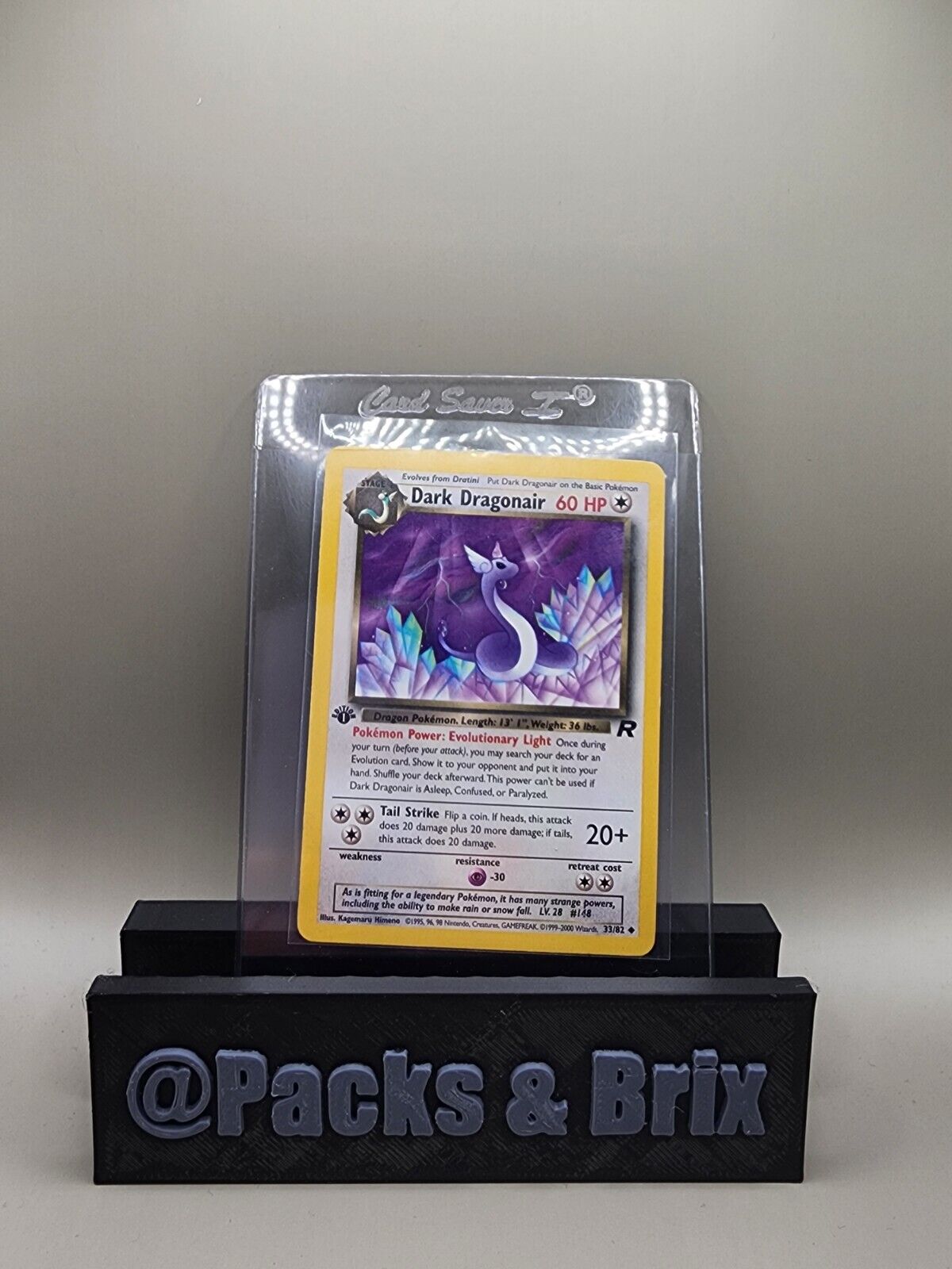 Dark Dragonair 33/82 Team Rocket Regular Fist Edition MP