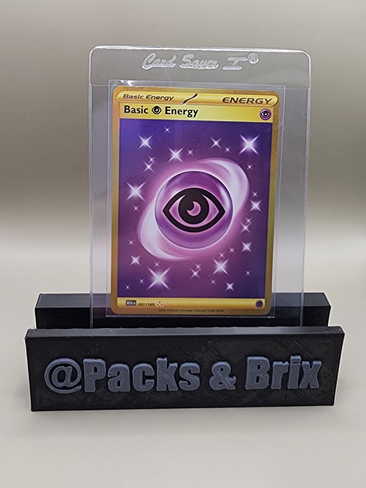 Pokémon TCG Basic Psychic Energy Scarlet & Violet-151 207/165 Holo Hyper Rare