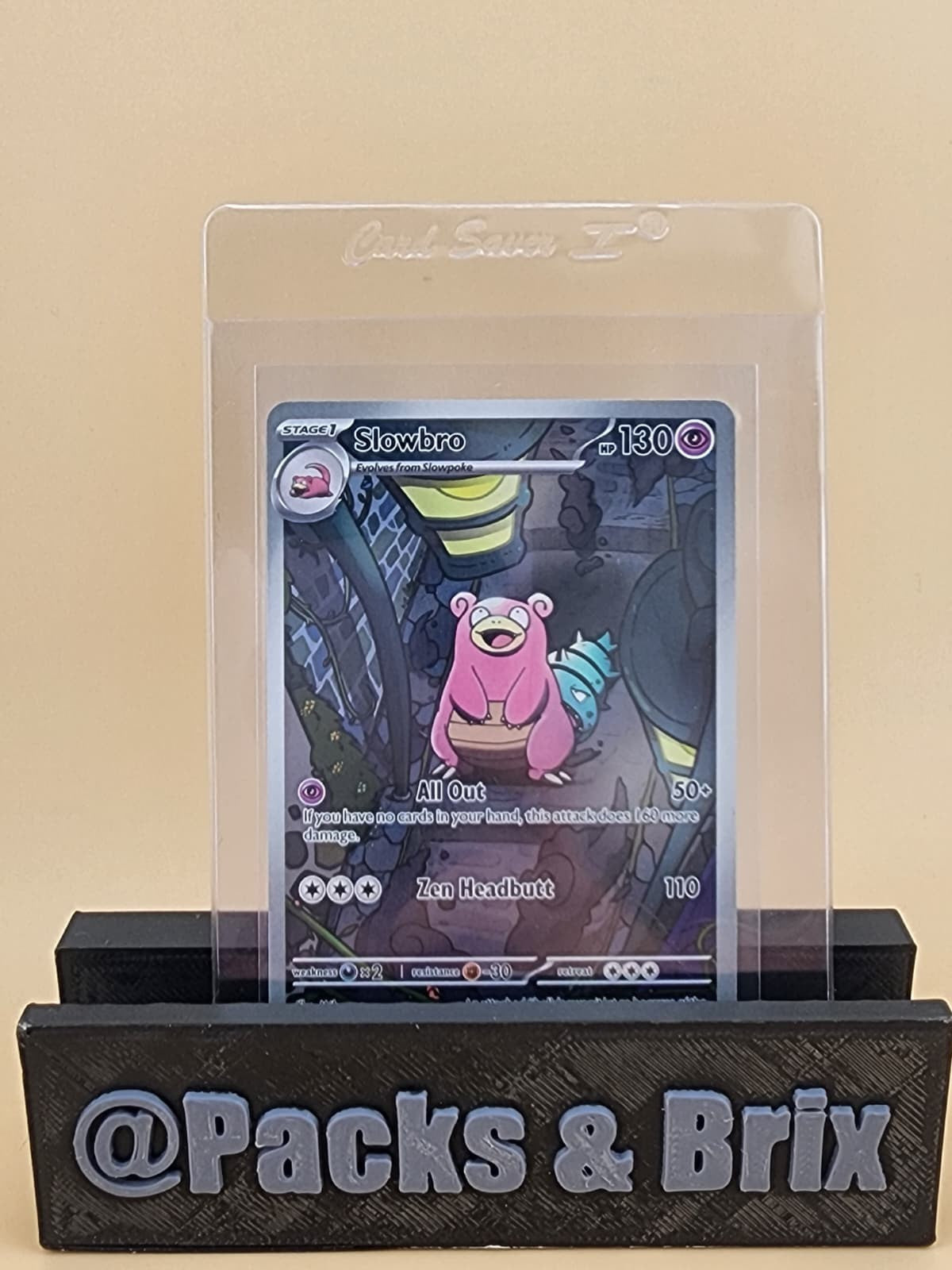 Slowbro 090/084 Me05: Pitch Black Holo Near Mint NM