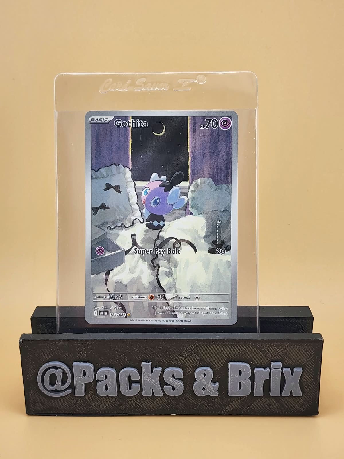 Gothita 124/086 Sv: White Flare Holo Near Mint NM