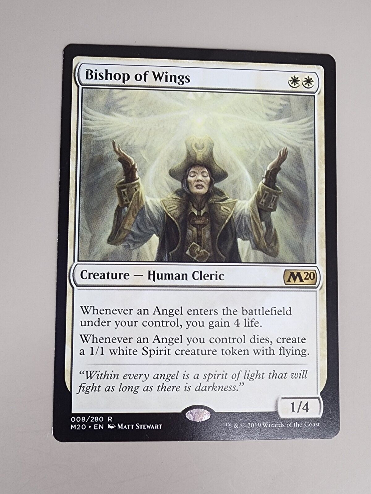 MTG Bishop of Wings Core Set 2020 008/280 Regular Rare