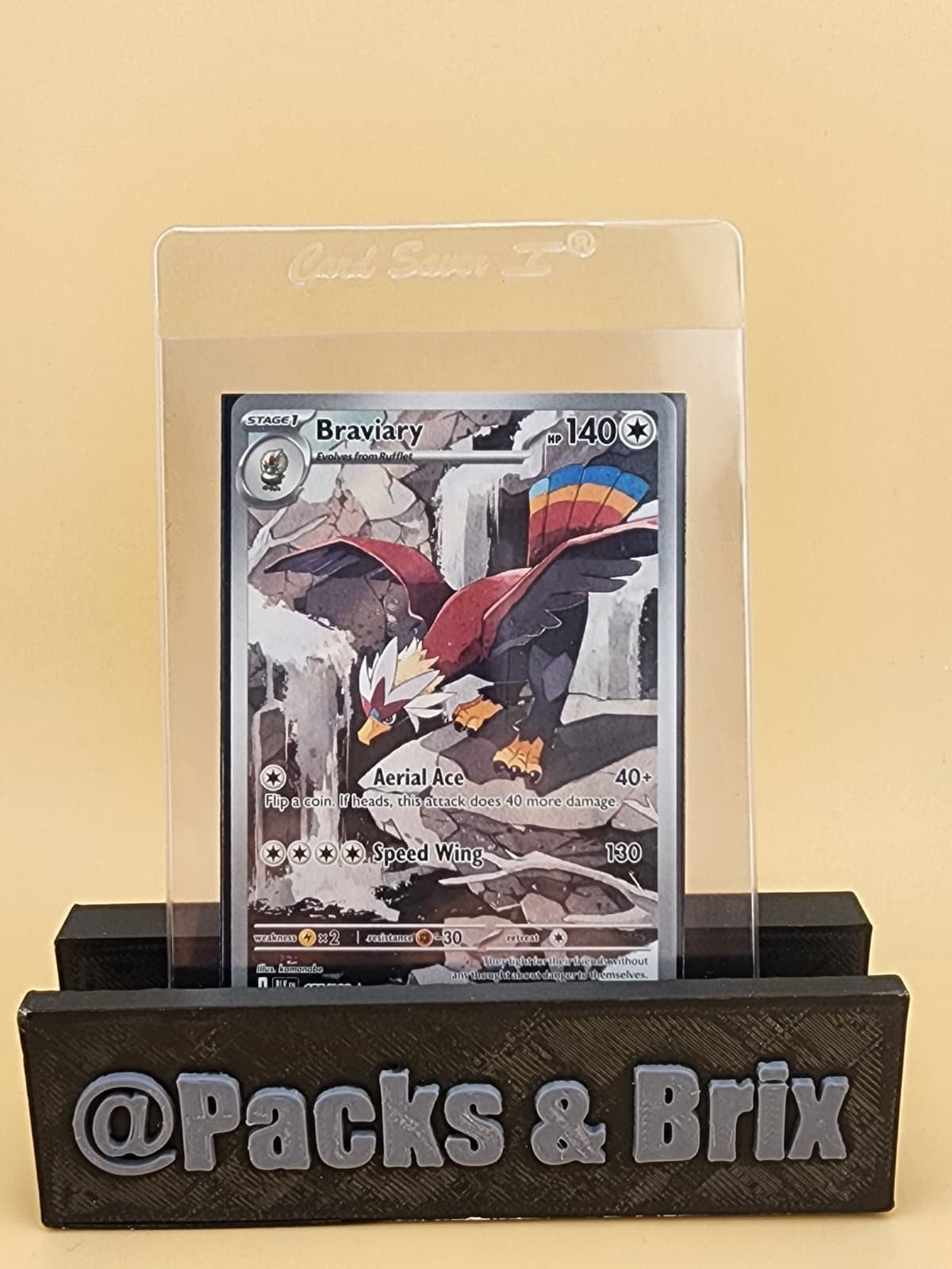 Braviary 155/086 Sv: Black Bolt Holo near Mint NM