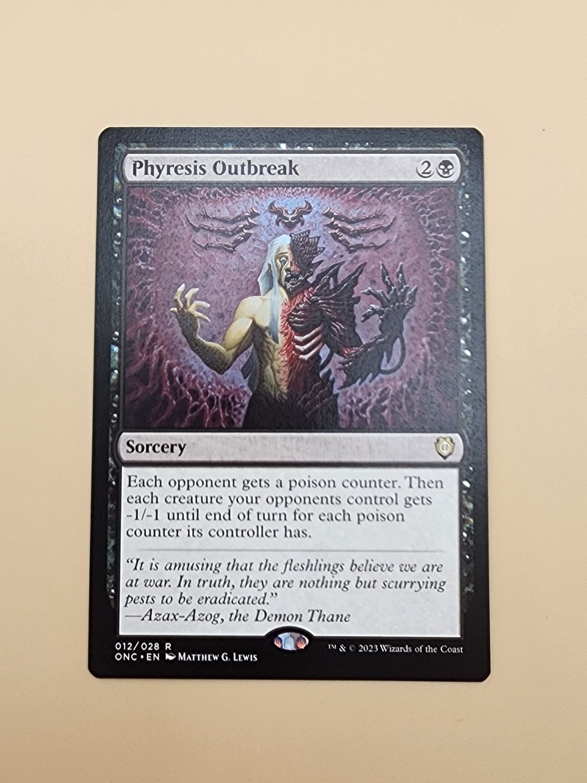 Phyresis Outbreak Commander: Phyrexia: All Will Be One Regular