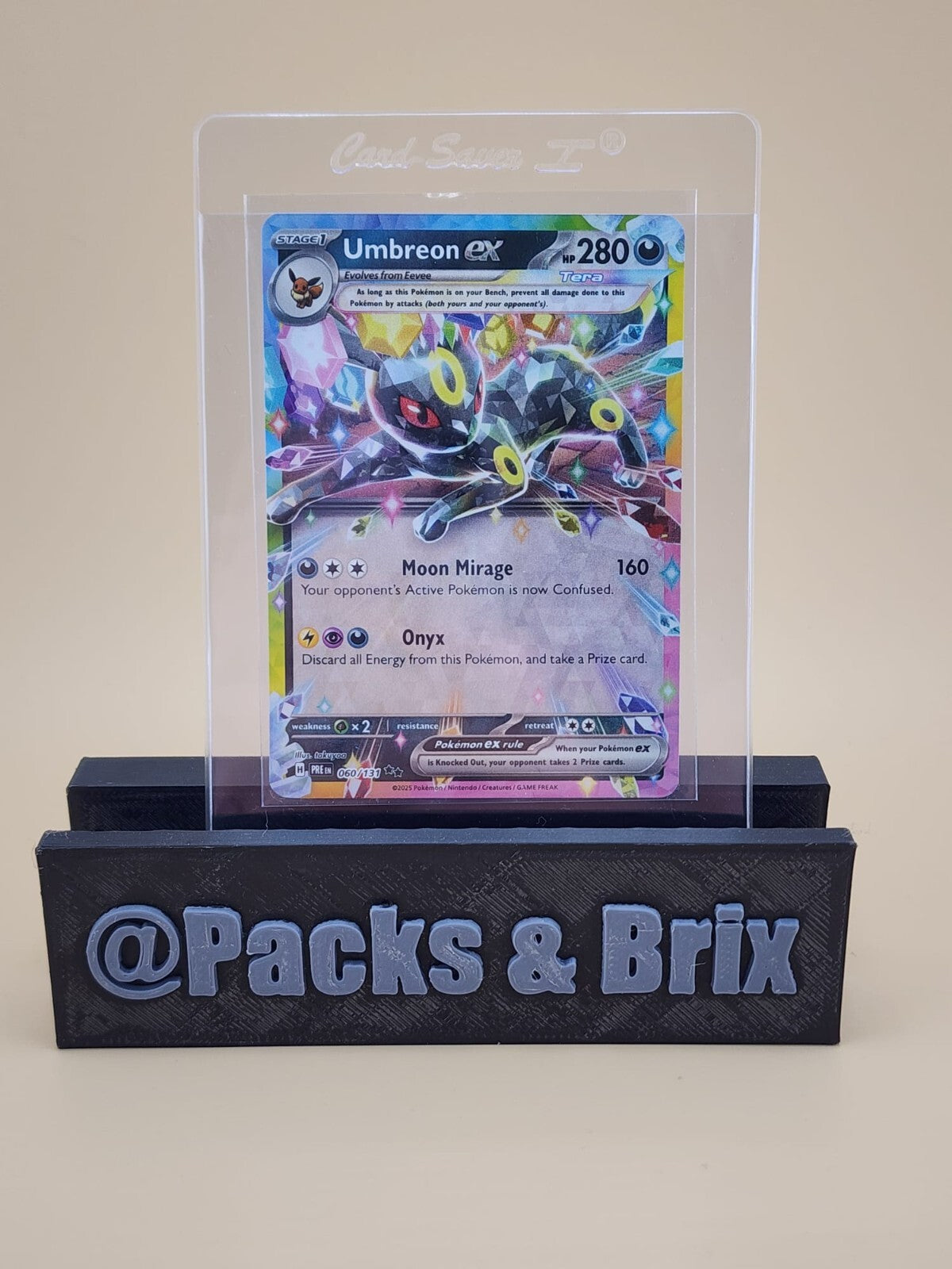 Umbreon ex 060/131 Prismatic Evolutions Holo NM ( Near Mint )