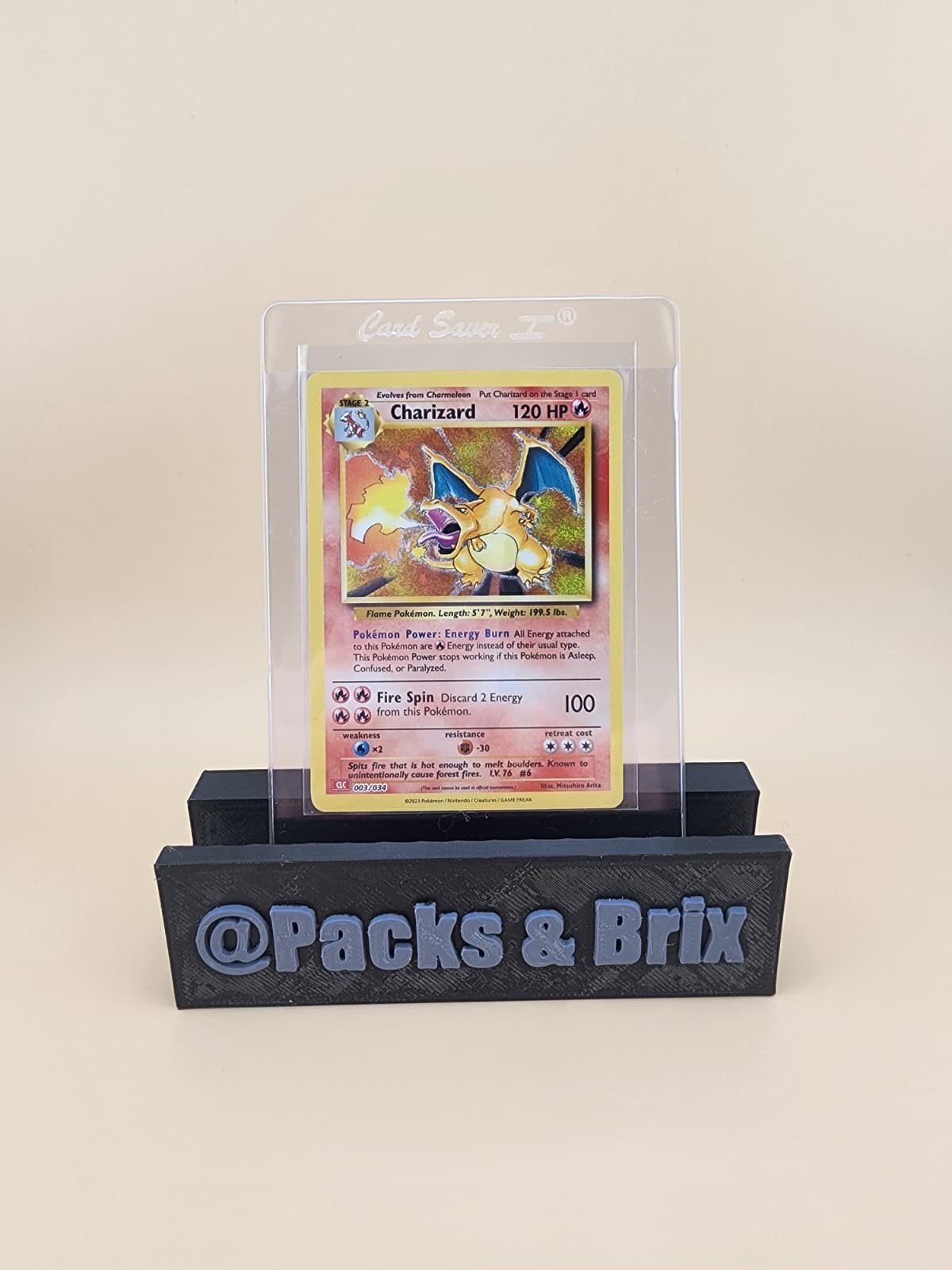 Charizard 003/034 Trading Card Game Classic Holo Near Mint (NM)