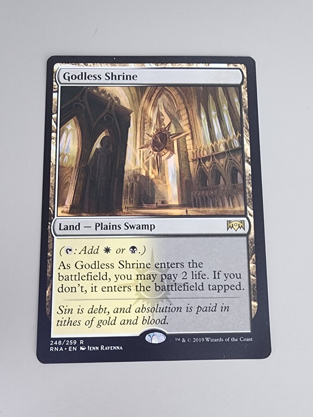 MTG Godless Shrine Ravnica Allegiance 248/259 Regular Rare