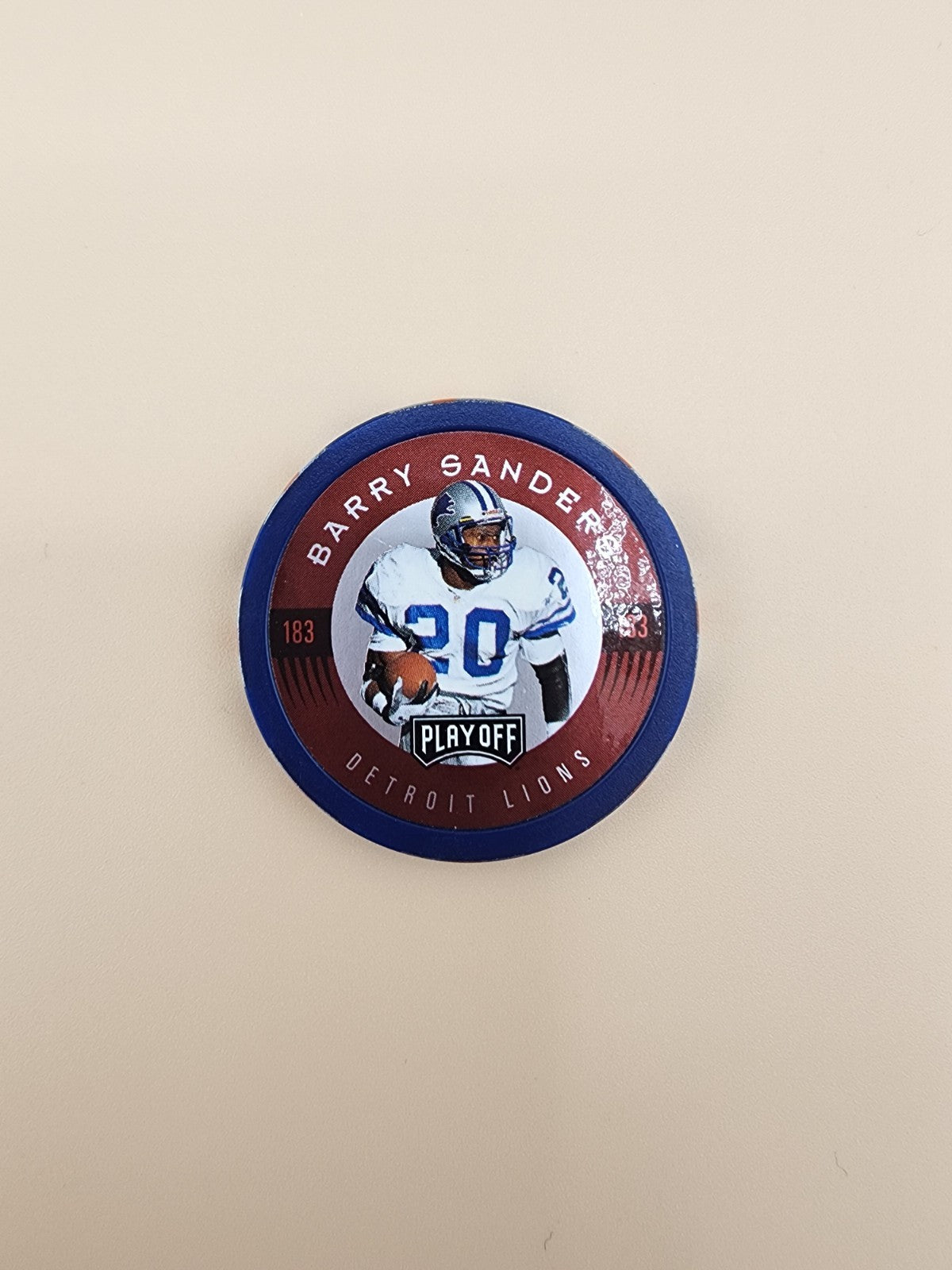 1997 Absolute Chip Shots Red #183 Barry Sanders Detroit Lions