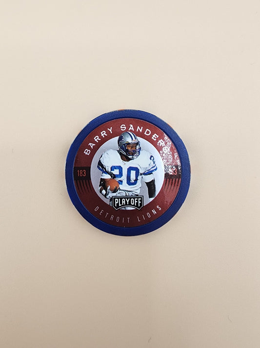 1997 Absolute Chip Shots Red #183 Barry Sanders Detroit Lions