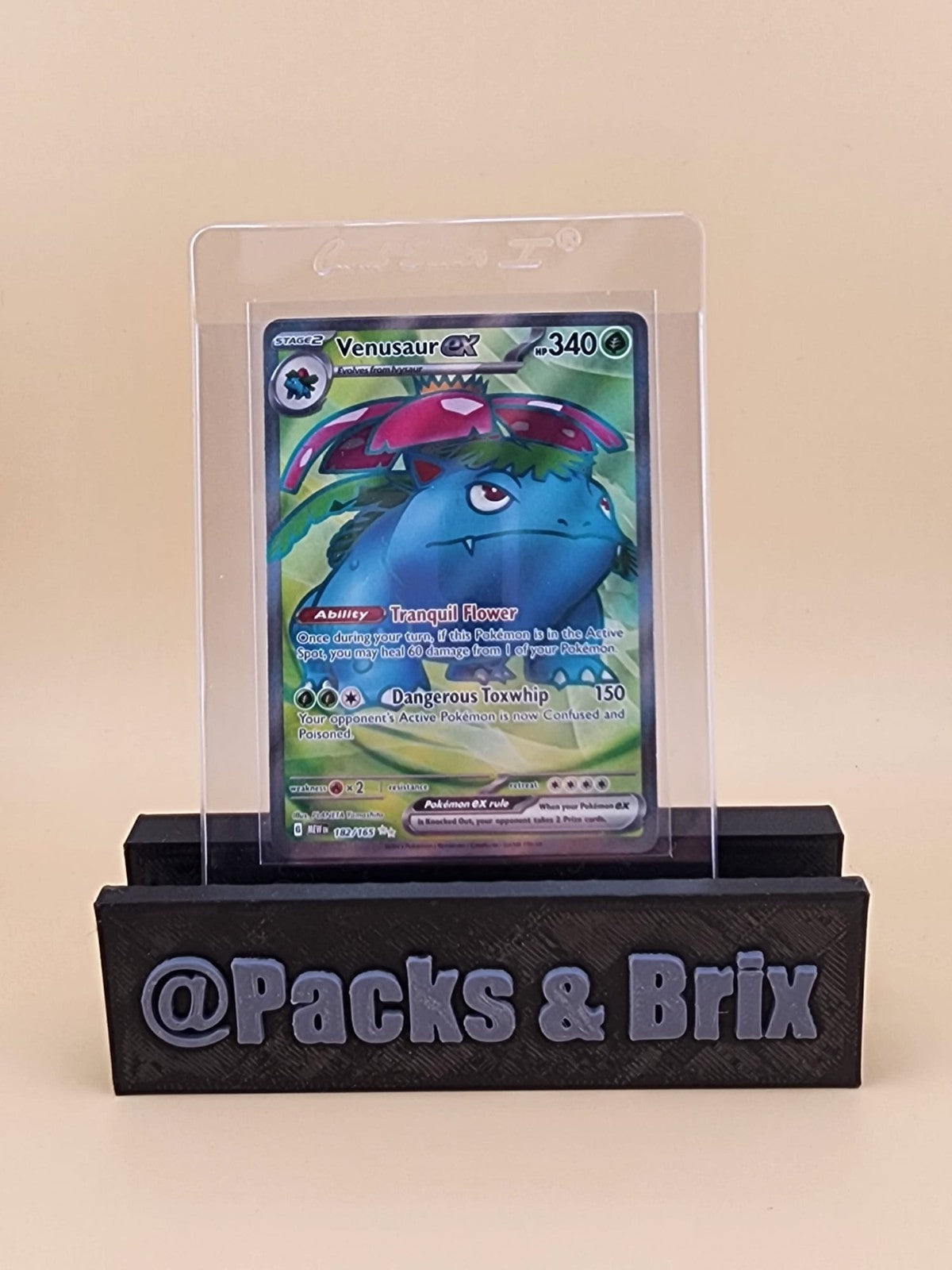 Venusaur ex 182/165 Sv: Scarlet & Violet 151 Holo Near Mint (NM)
