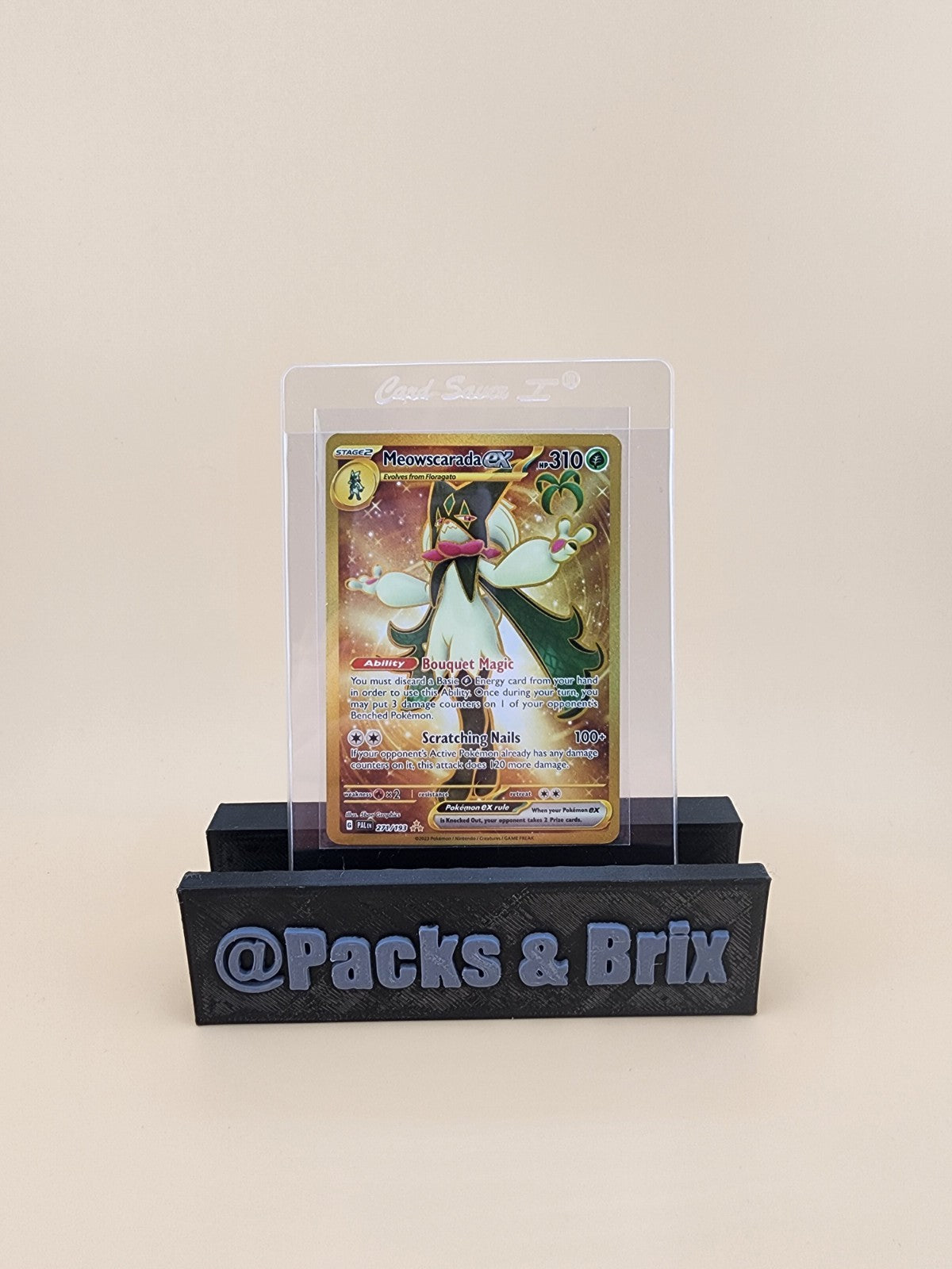 Meowscarada ex 271/193 Sv02: Paldea Evolved Holo NM