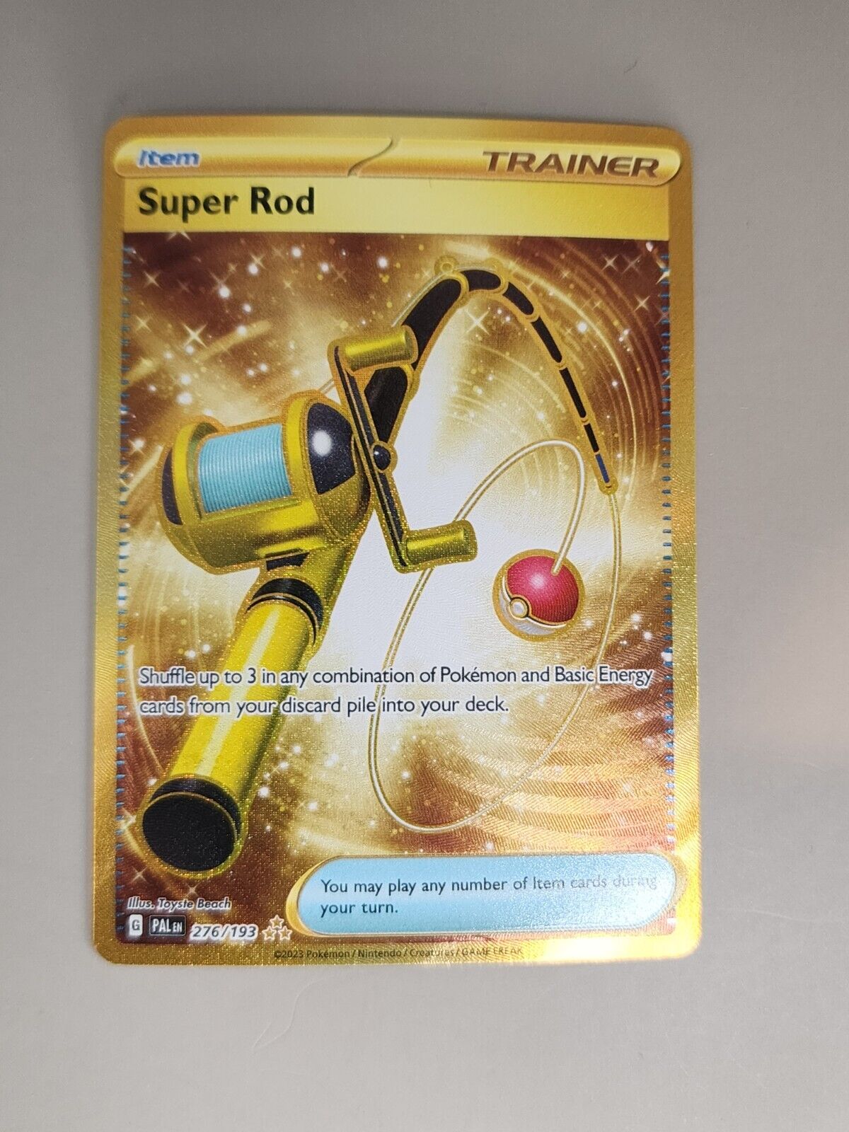 Super Rod 276/193 Sv02: Paldea Evolved Holo NM