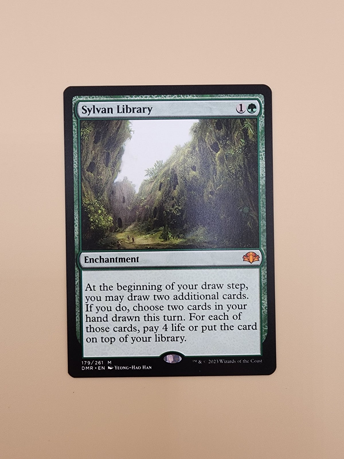 Sylvan Library - Dominaria Remastered #179/261 MTG Magic The Gathering NM