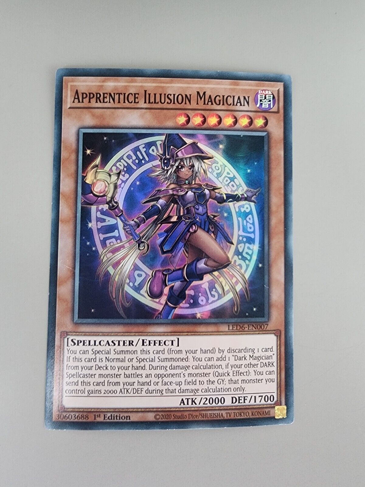 Yugioh Apprentice Illusion Magician Ultra Rare Limited Edition MINT!