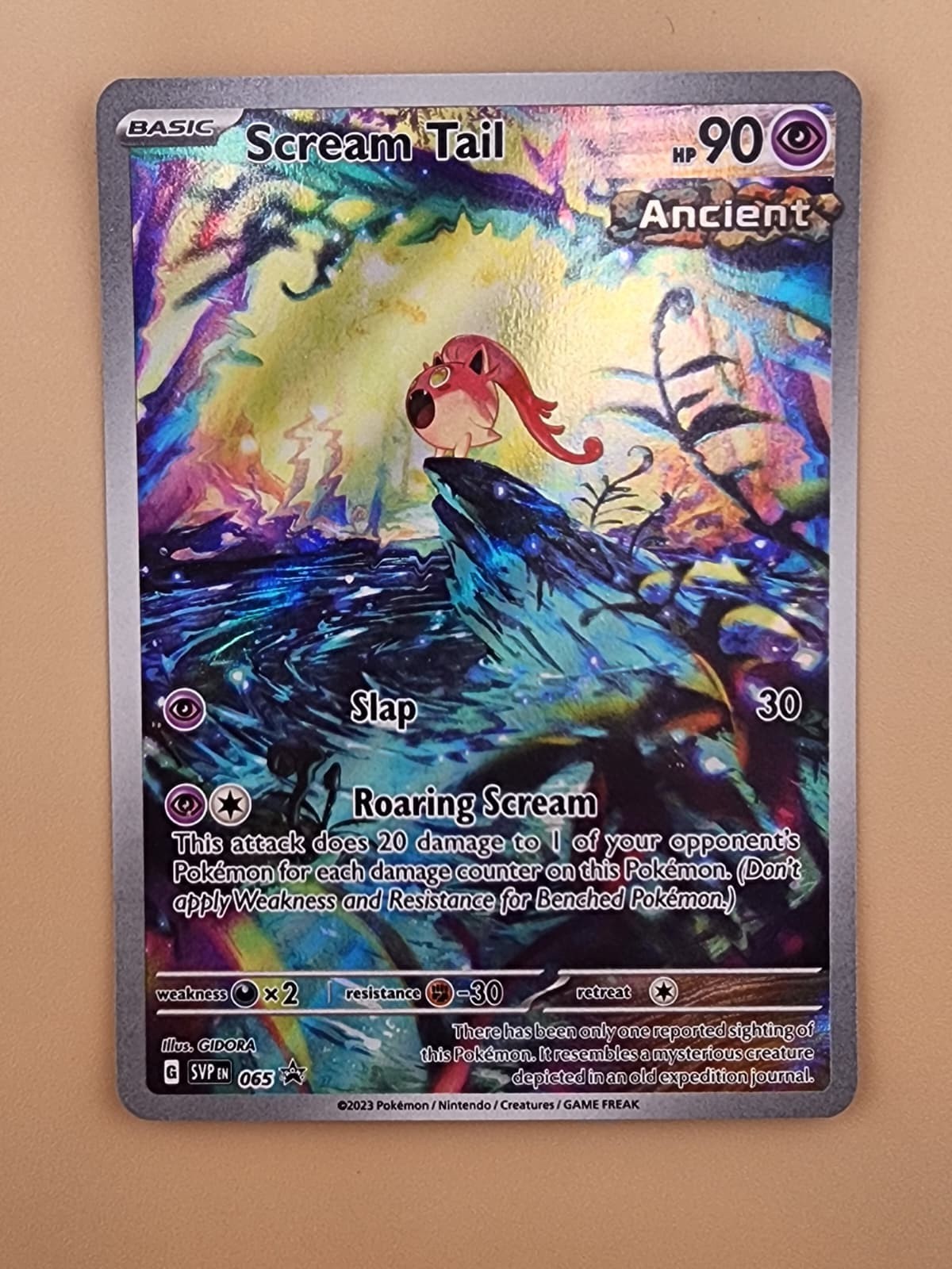 Scream Tail 065 Sv: Scarlet & Violet Promo Cards Holo Near Mint NM