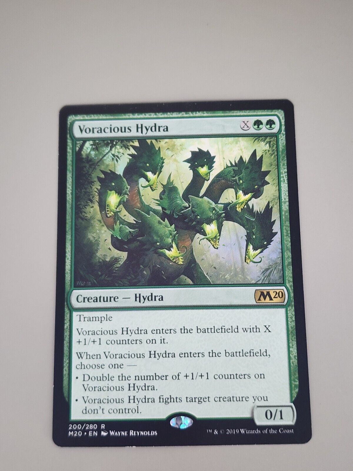 MTG Voracious Hydra Core Set 2020 200/280 Regular Rare