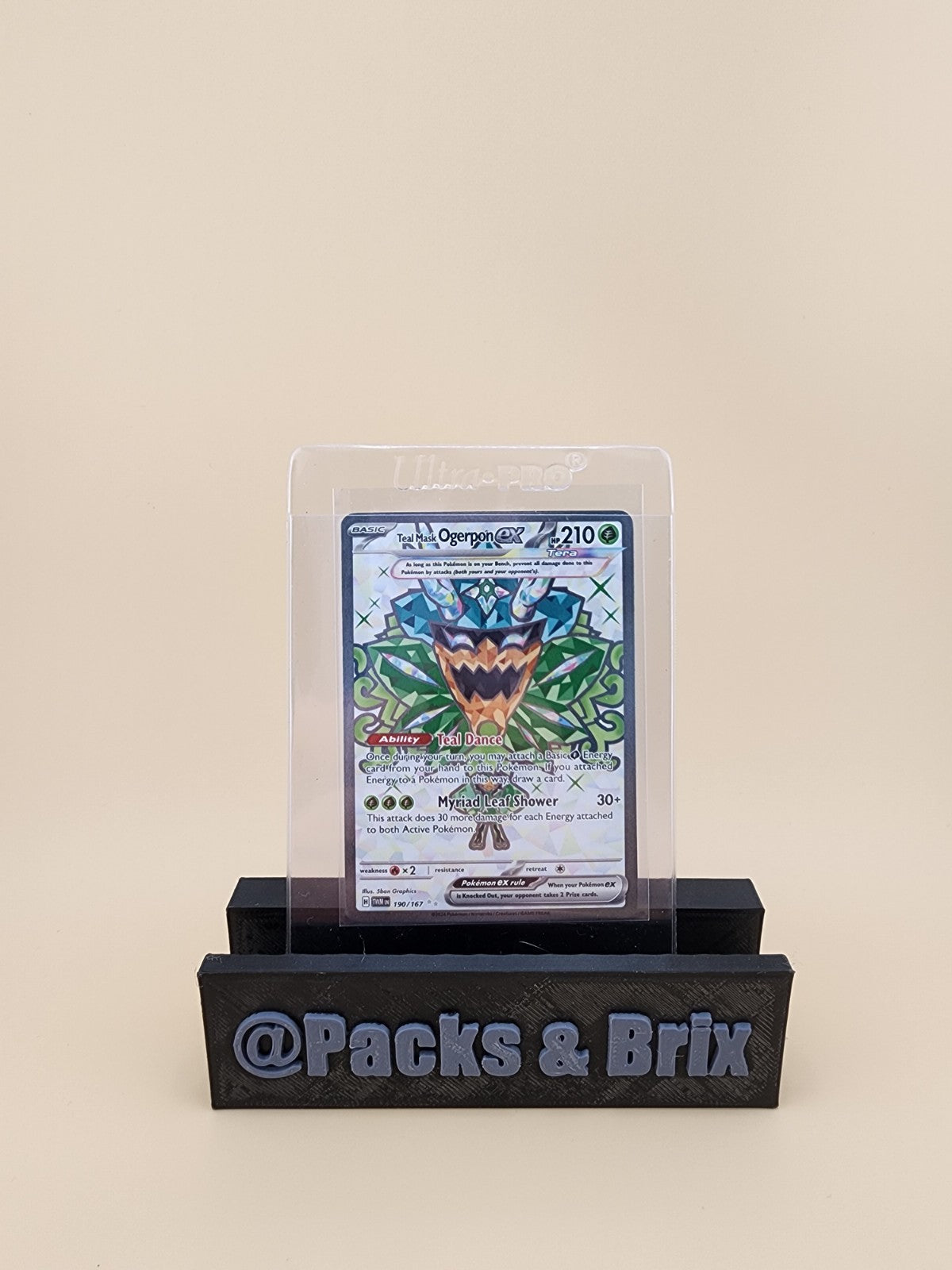 Teal Mask Ogerpon ex 190/167 Sv06: Twilight Masquerade Holo