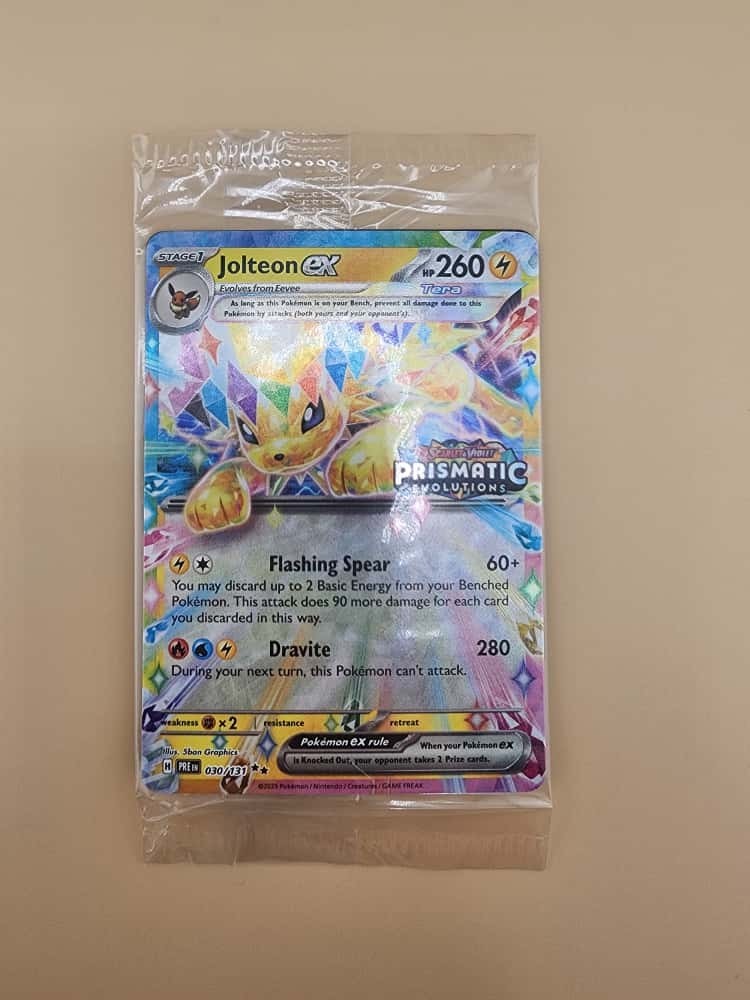 Jolteon ex 030/131 Prismatic Evolutions Holo Near Mint (NM) StampedSealed