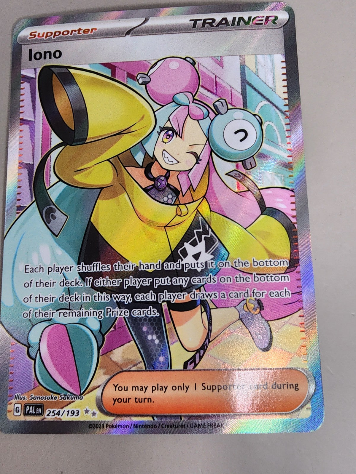 Iono 254/193 Paldea Evolved Holo