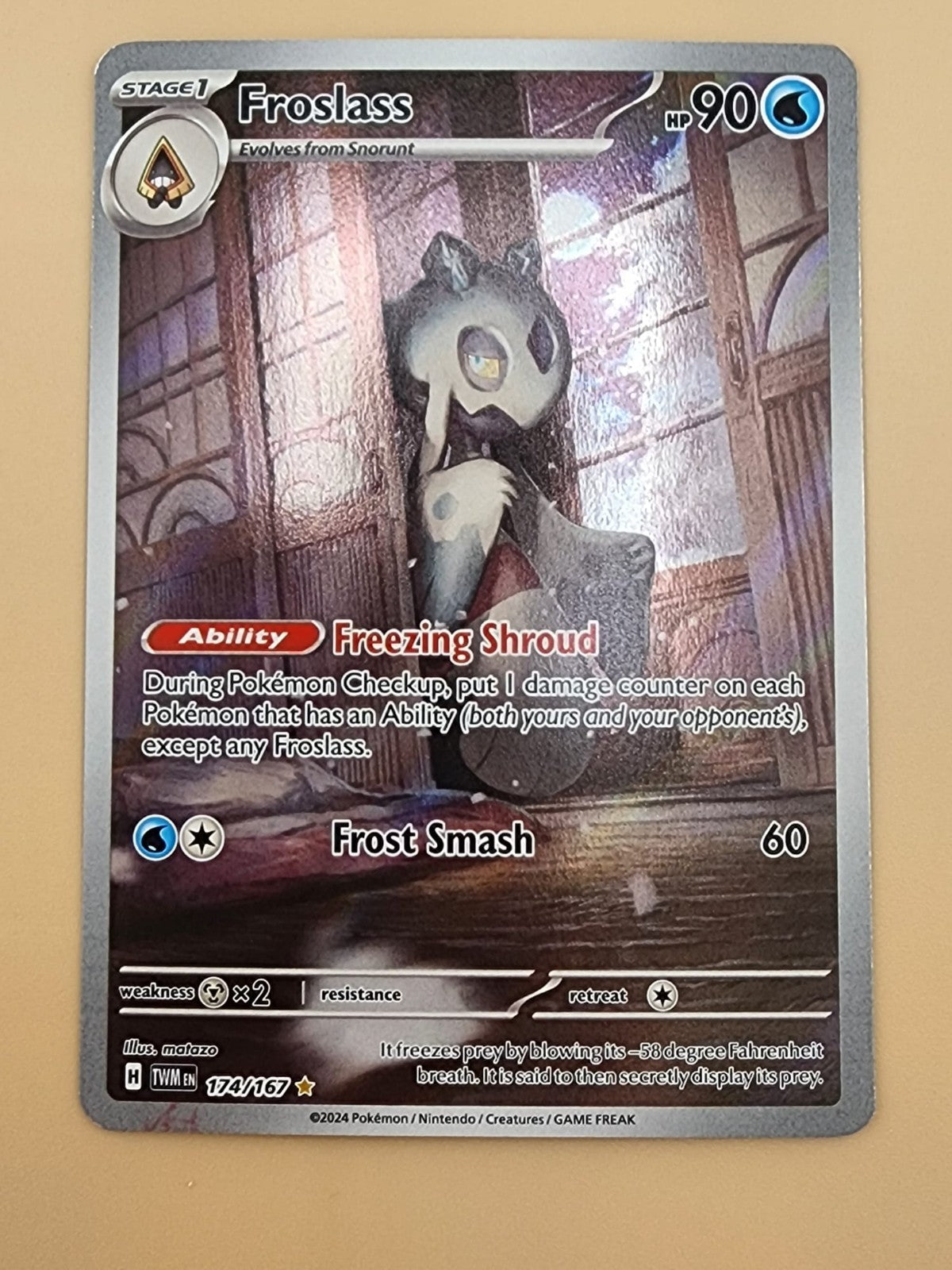Froslass 174/167 Sv06: Twilight Masquerade Holo Near Mint (NM)