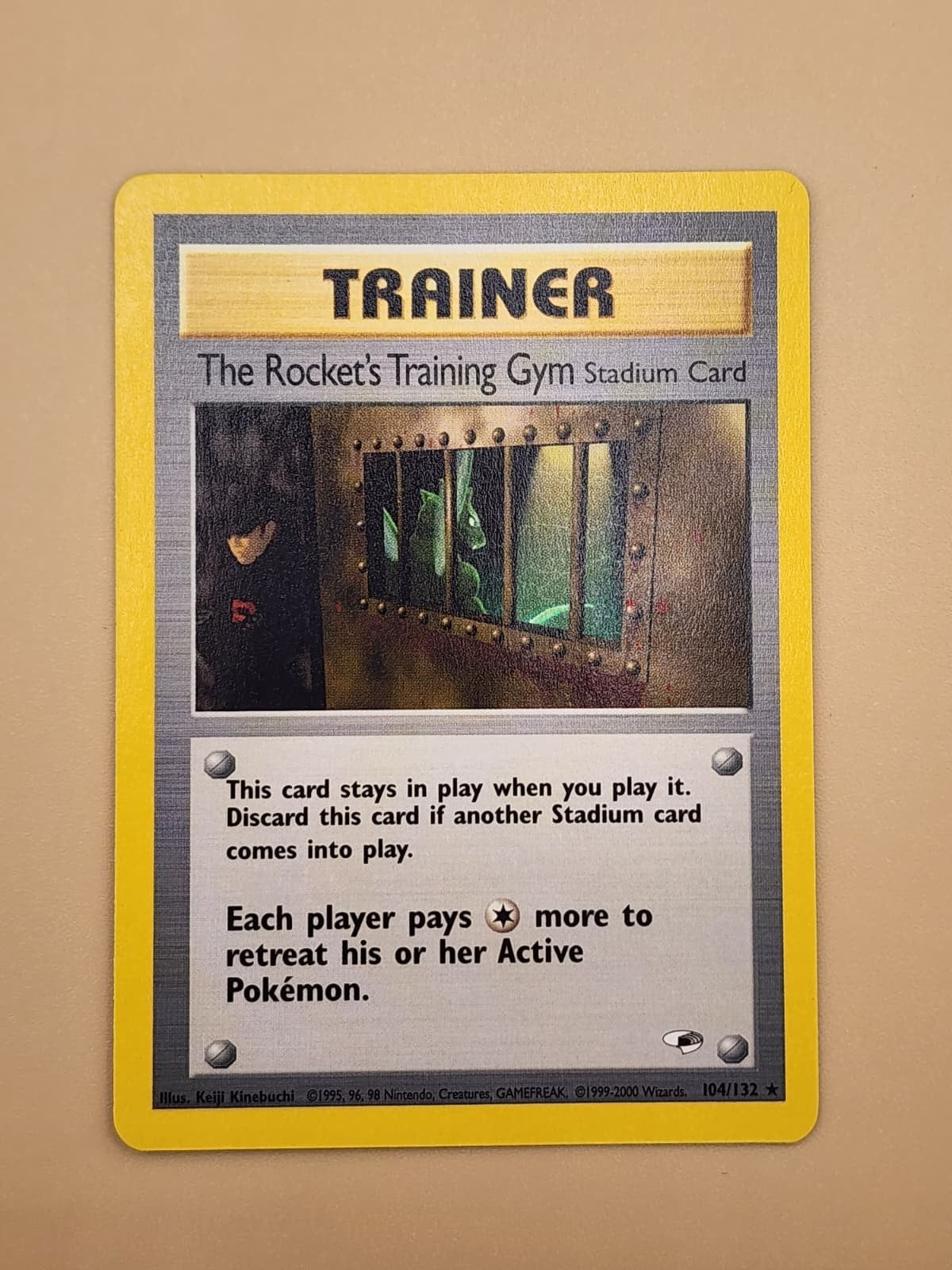 The Rocket's Training Gym 104/132 Gym Heroes Regular Near Mint NM
