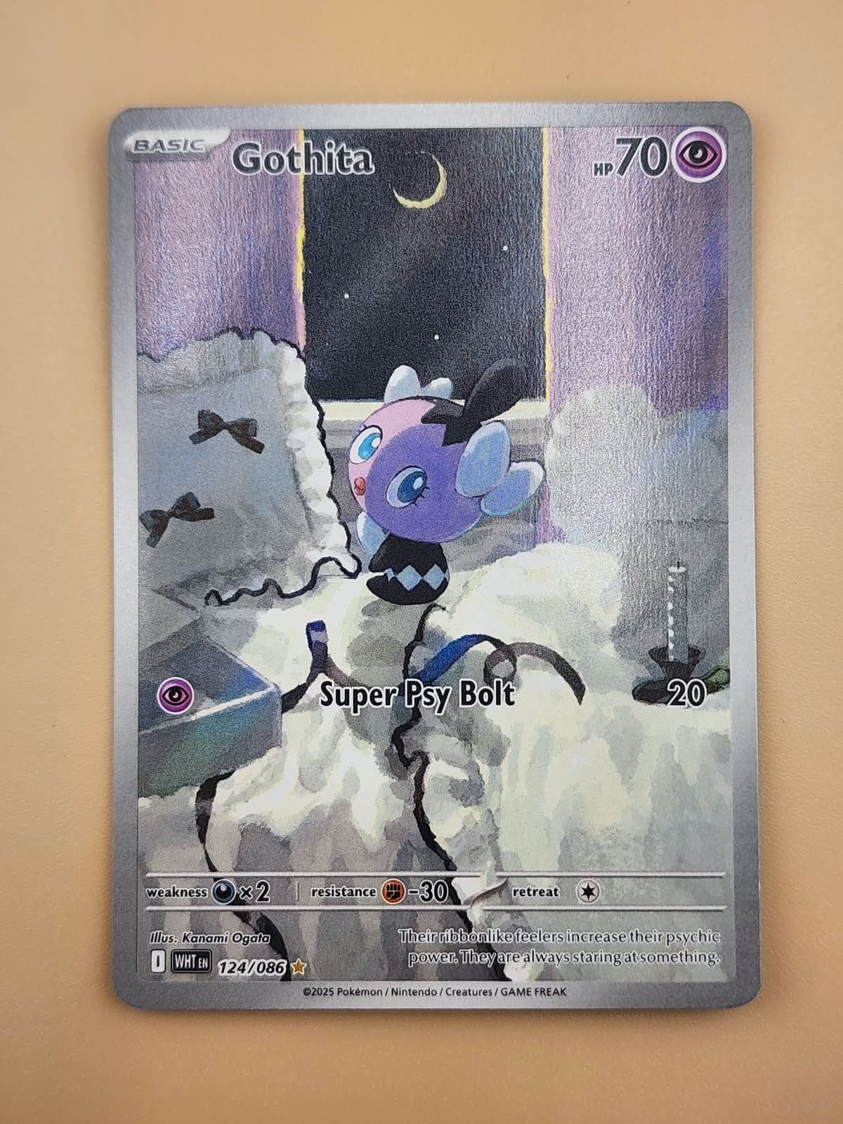 Gothita 124/086 Sv: White Flare Holo Near Mint NM