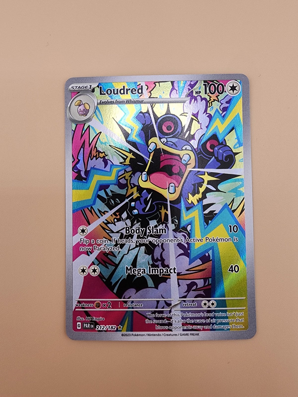 Loudred 212/182 Sv04: Paradox Rift Holo