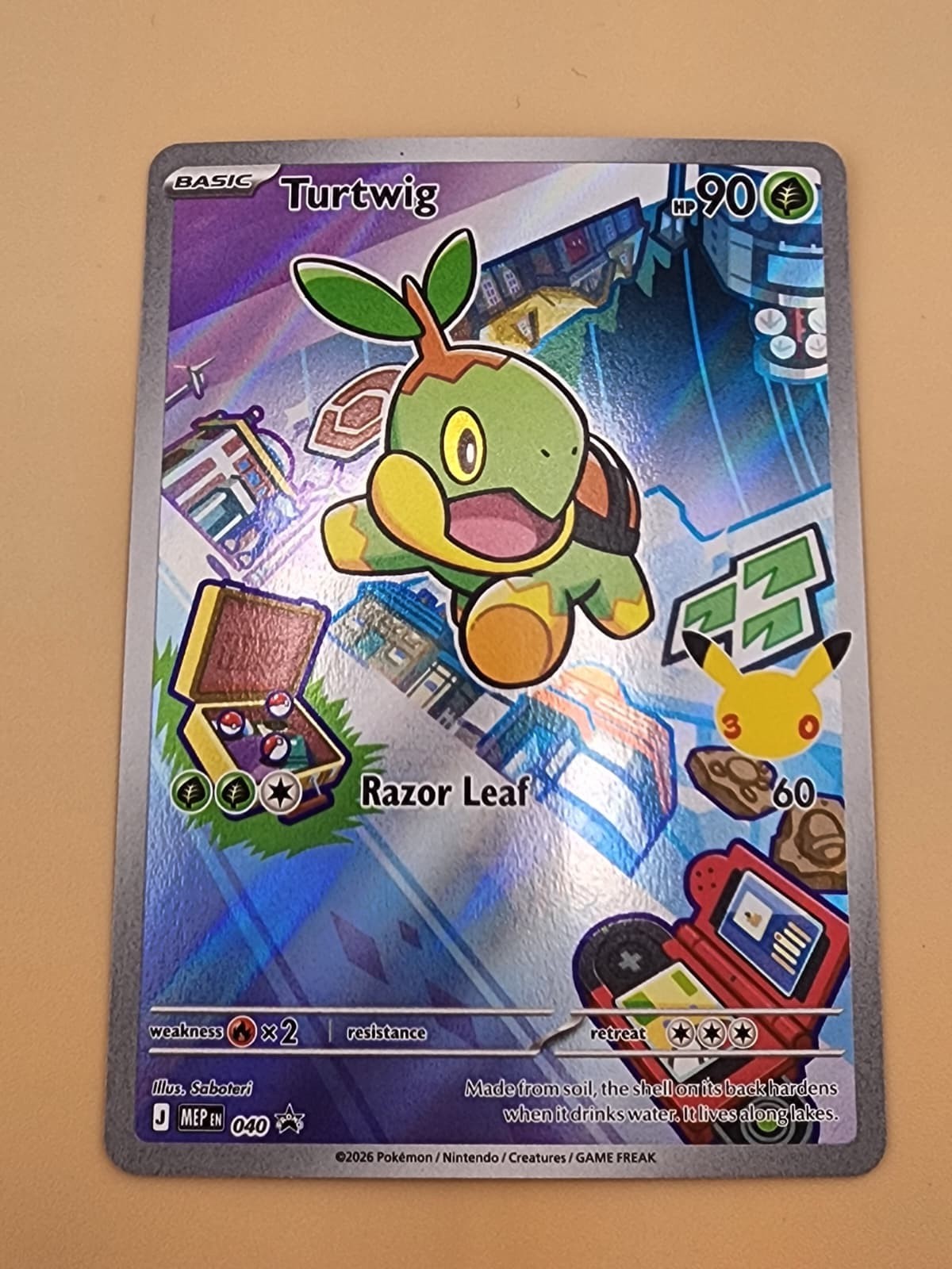 Turtwig 040 Me: Mega Evolution Promo Holo Near Mint (NM)