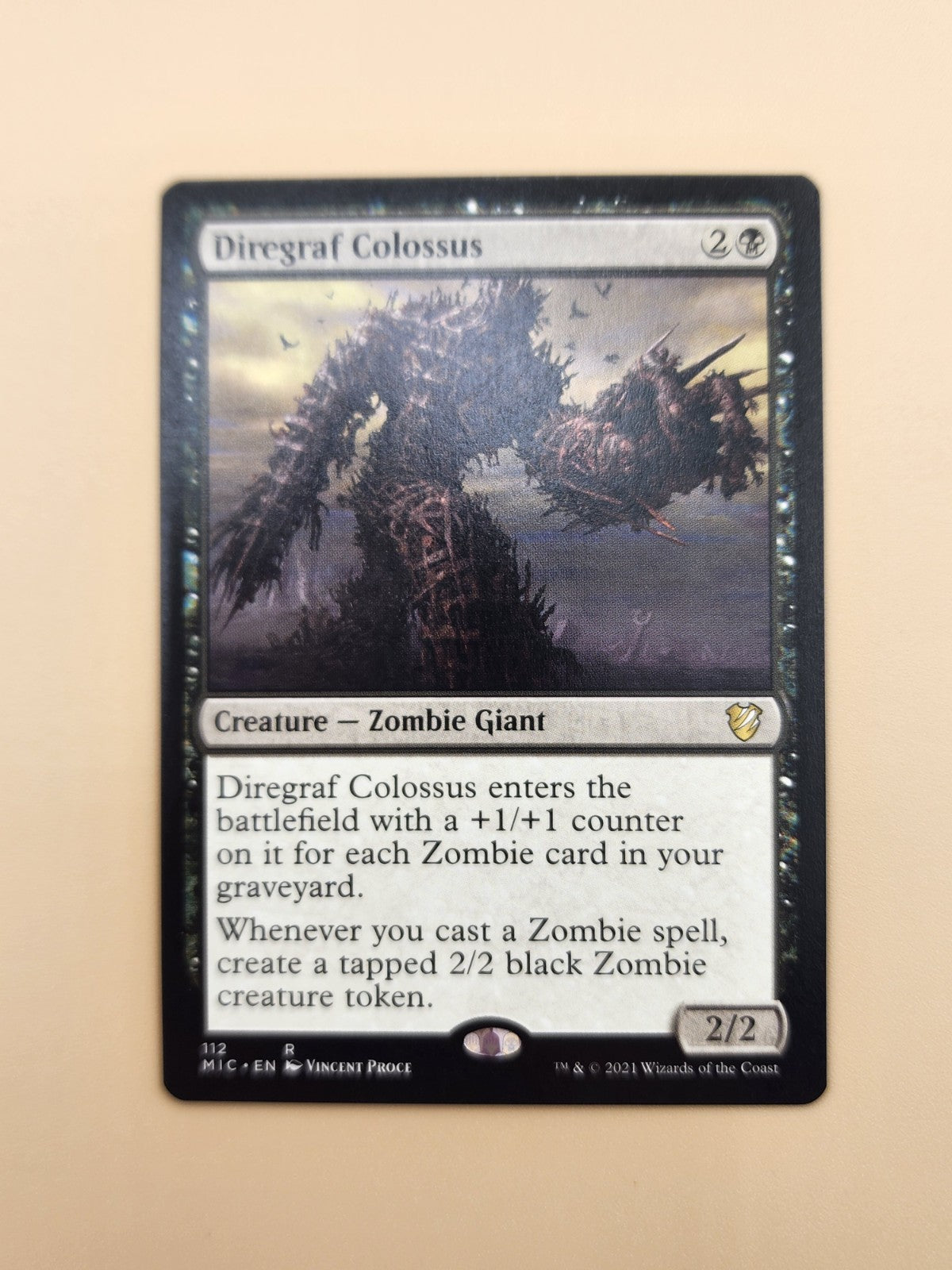 Diregraf Colossus Commander: Innistrad: Midnight Hunt Regular Near Mint NM