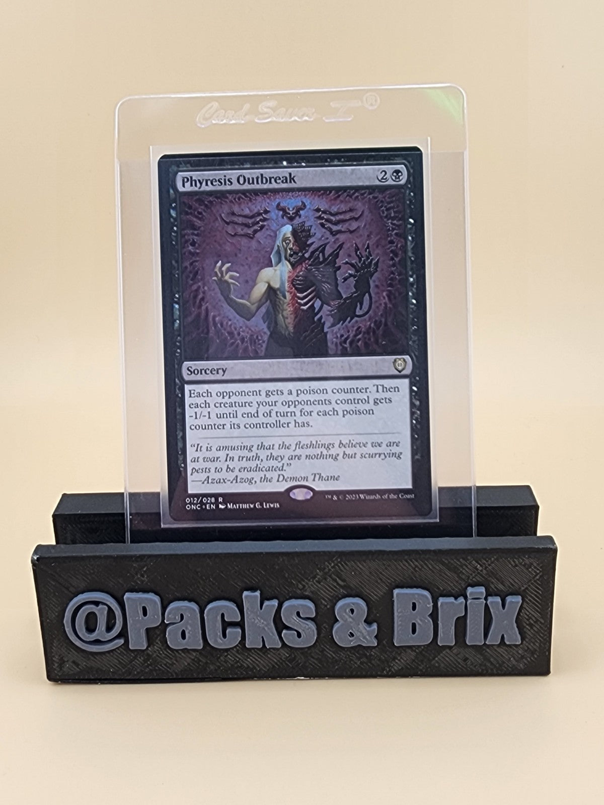 Phyresis Outbreak Commander: Phyrexia: All Will Be One Regular