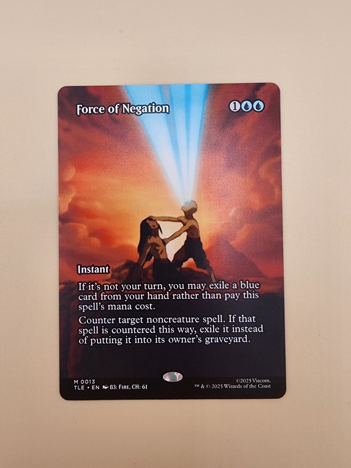 Force of Negation (Borderless) TLE #13 - MTG Avatar: NM Non-Foil