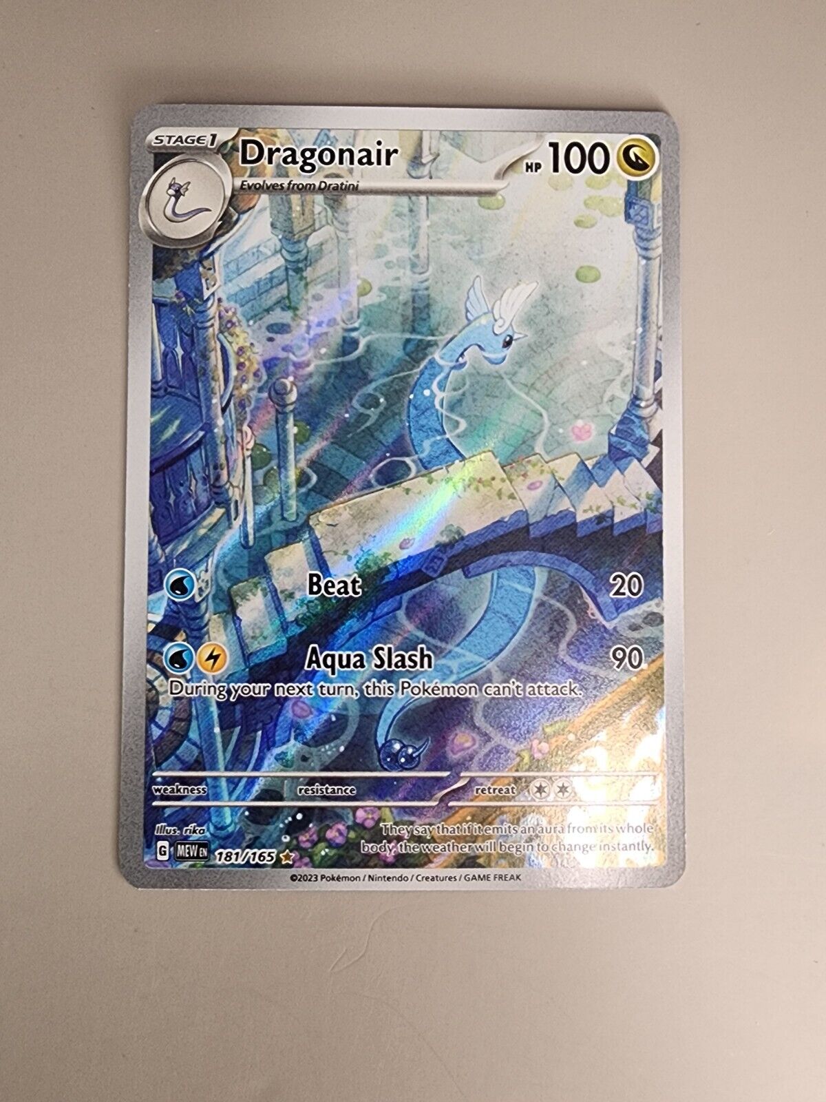 Dragonair 181/165 Sv: Scarlet & Violet 151 Holo NM