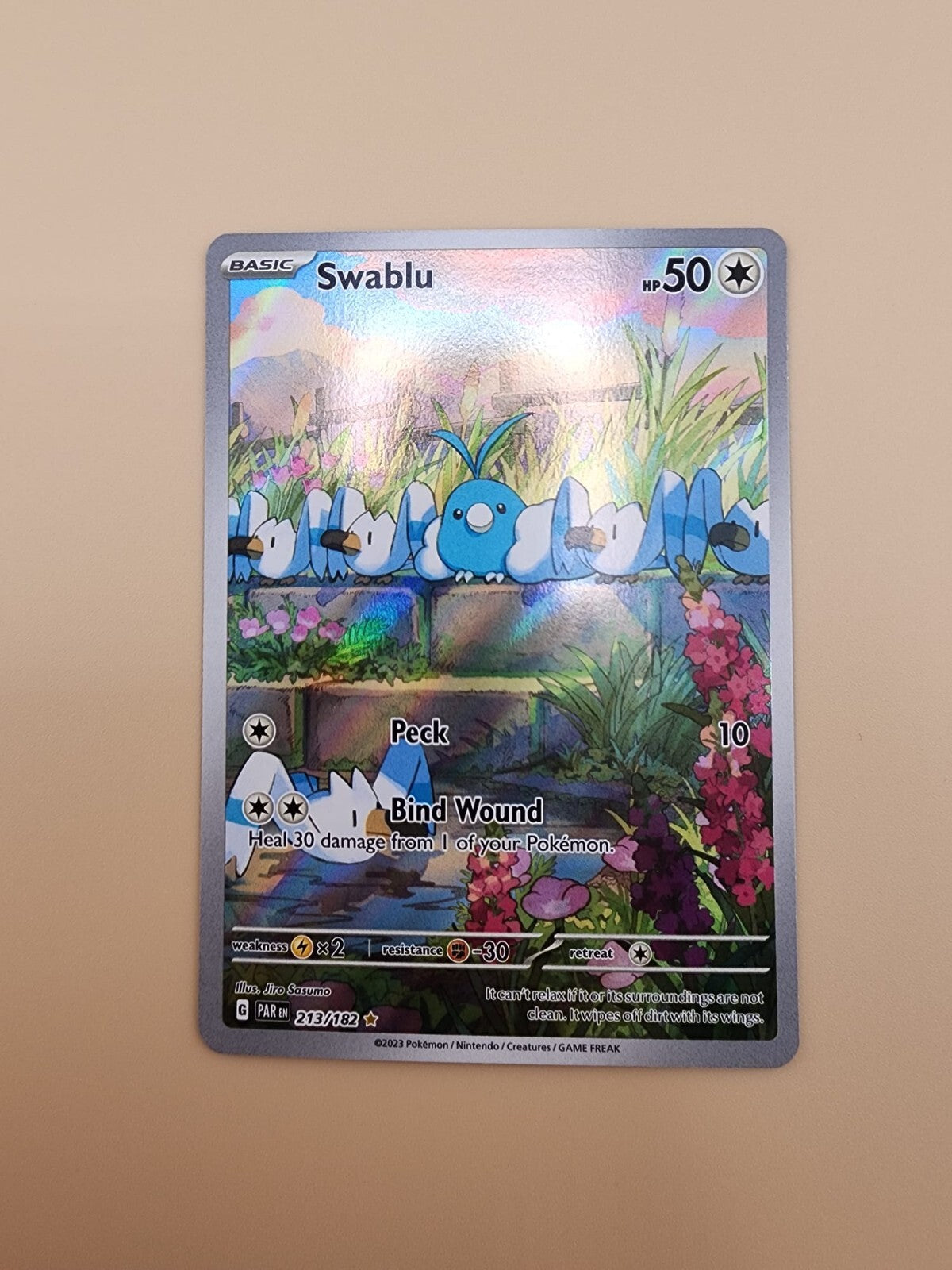 Swablu 213/182 Sv04: Paradox Rift Holo Near Mint (NM)