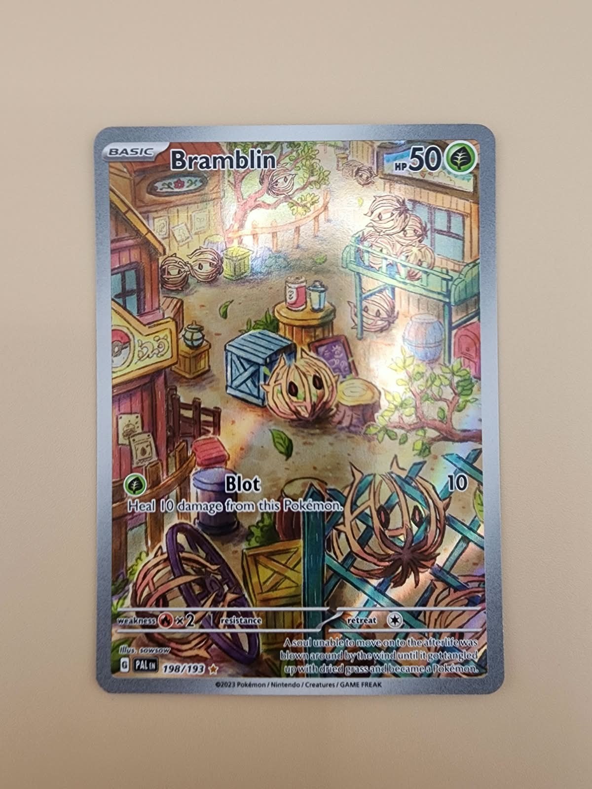 Bramblin 198/193 Sv02: Paldea Evolved Holo Near Mint NM