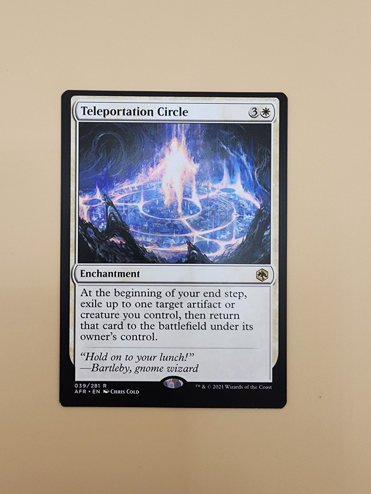 Teleportation Circle 039/281 Adventures In The  Forgotten Realms AFR MTG LP TCG