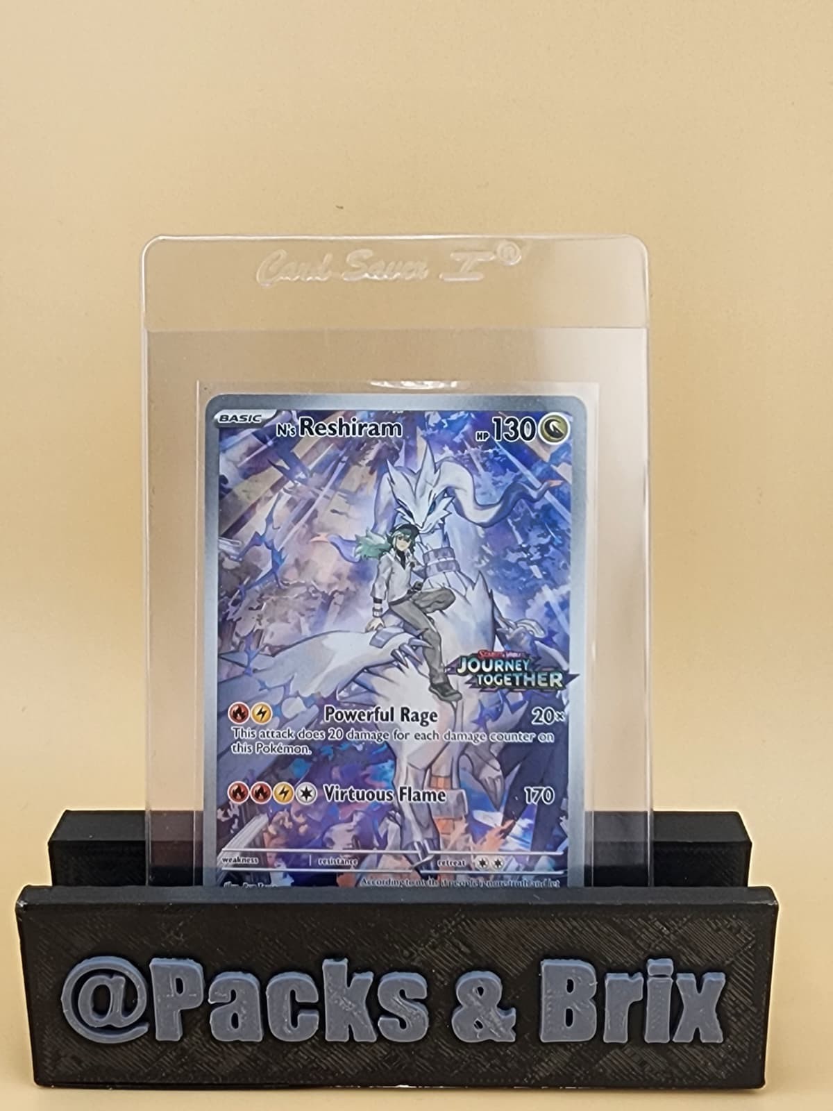 N's Reshiram 167/159 Sv09: Journey Together Holo Near Mint NM