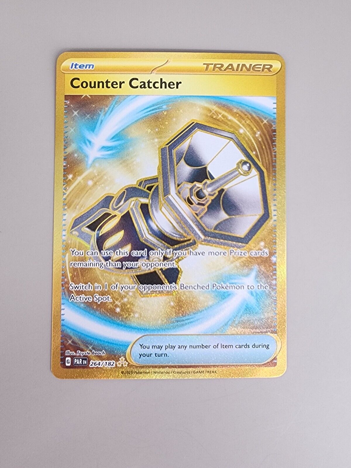 Pokémon TCG Counter Catcher Paradox Rift 264/182 Holo Hyper Rare