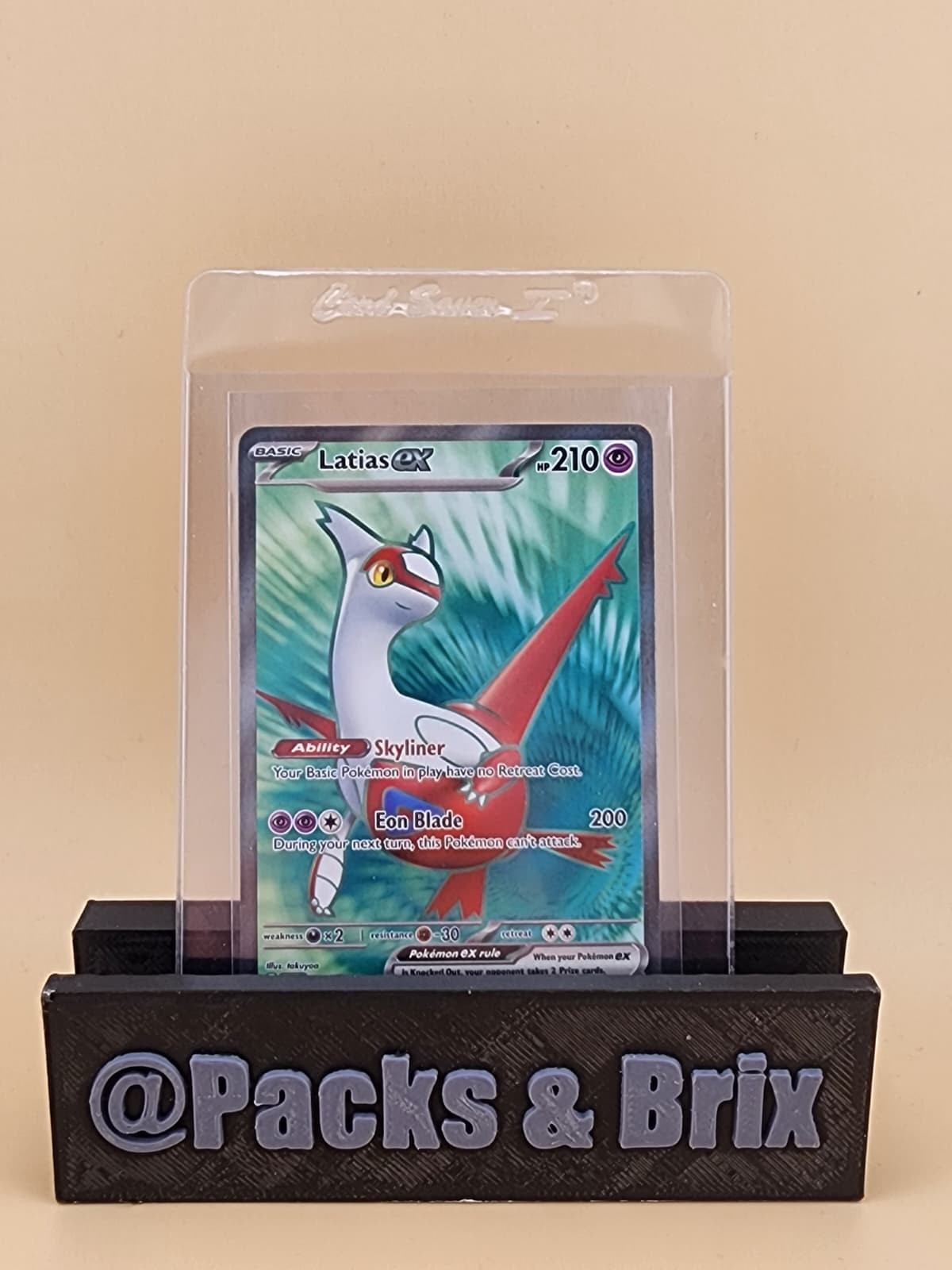 Latias ex 220/191 Sv08: Surging Sparks Holo Near Mint (NM)