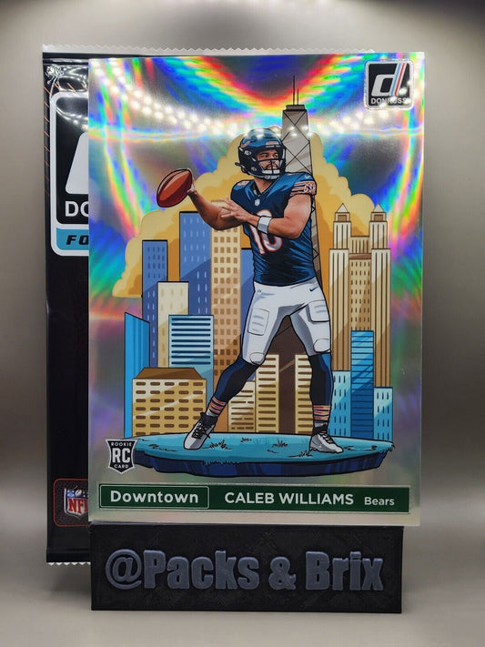 2024 Caleb Williams Bears Donruss Downtown Prizm Jumbo Oversized Rookie DT21