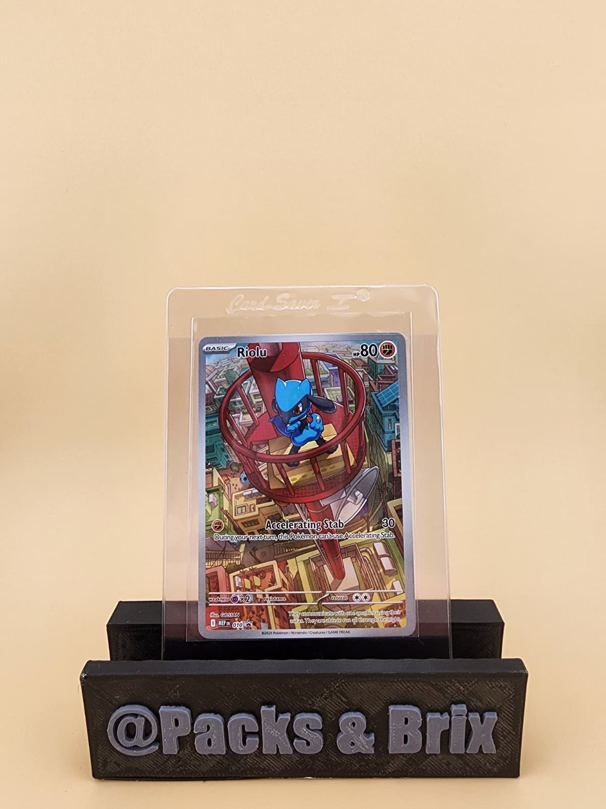 Riolu 010 Me: Mega Evolution Promo Holo Near Mint (NM)