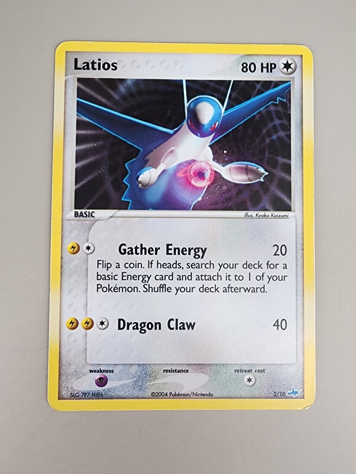 Pokémon TCG Latios EX Trainer Kit 1 Blue 2/10 Regular Common MP