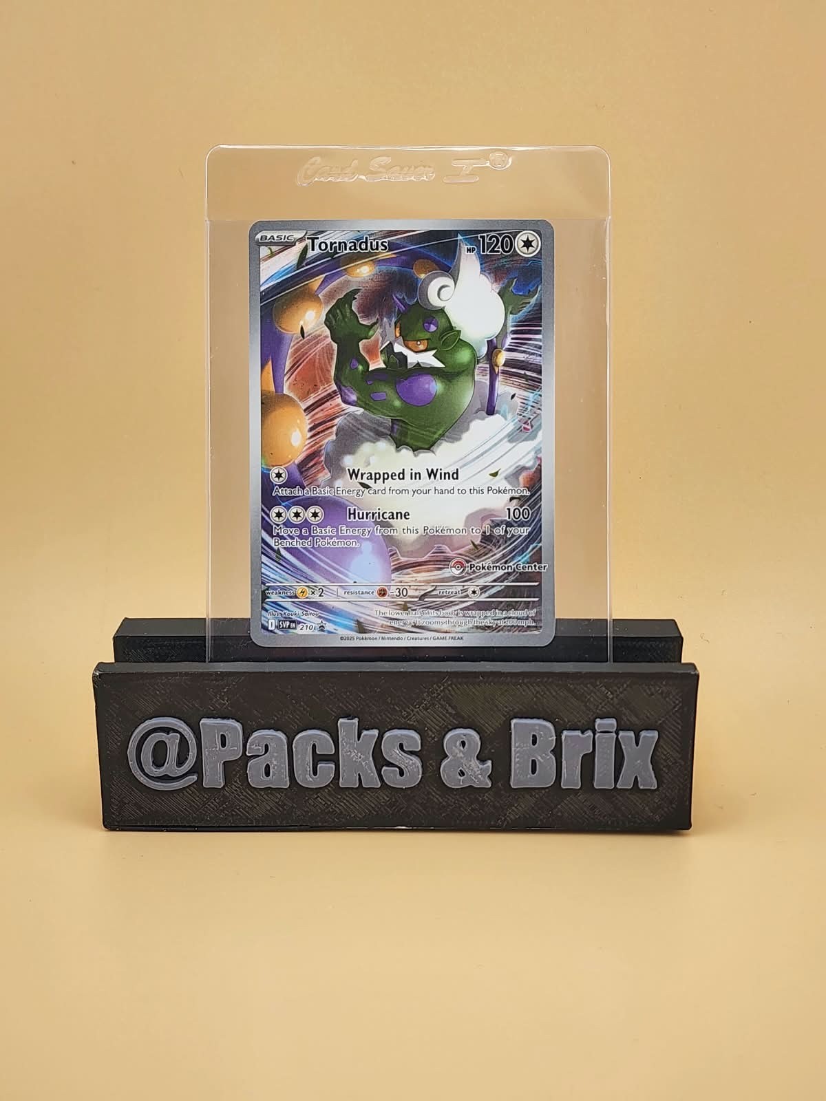 Tornadus 210 (Pokemon Center Exclusive) Scarlet & Violet Promo Holo Near Mint LP